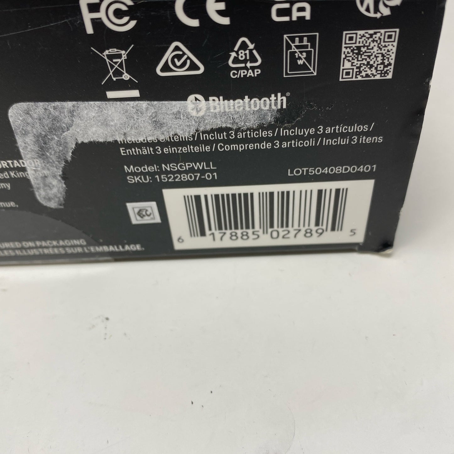 Serial #/Tag-UNT800390HHG