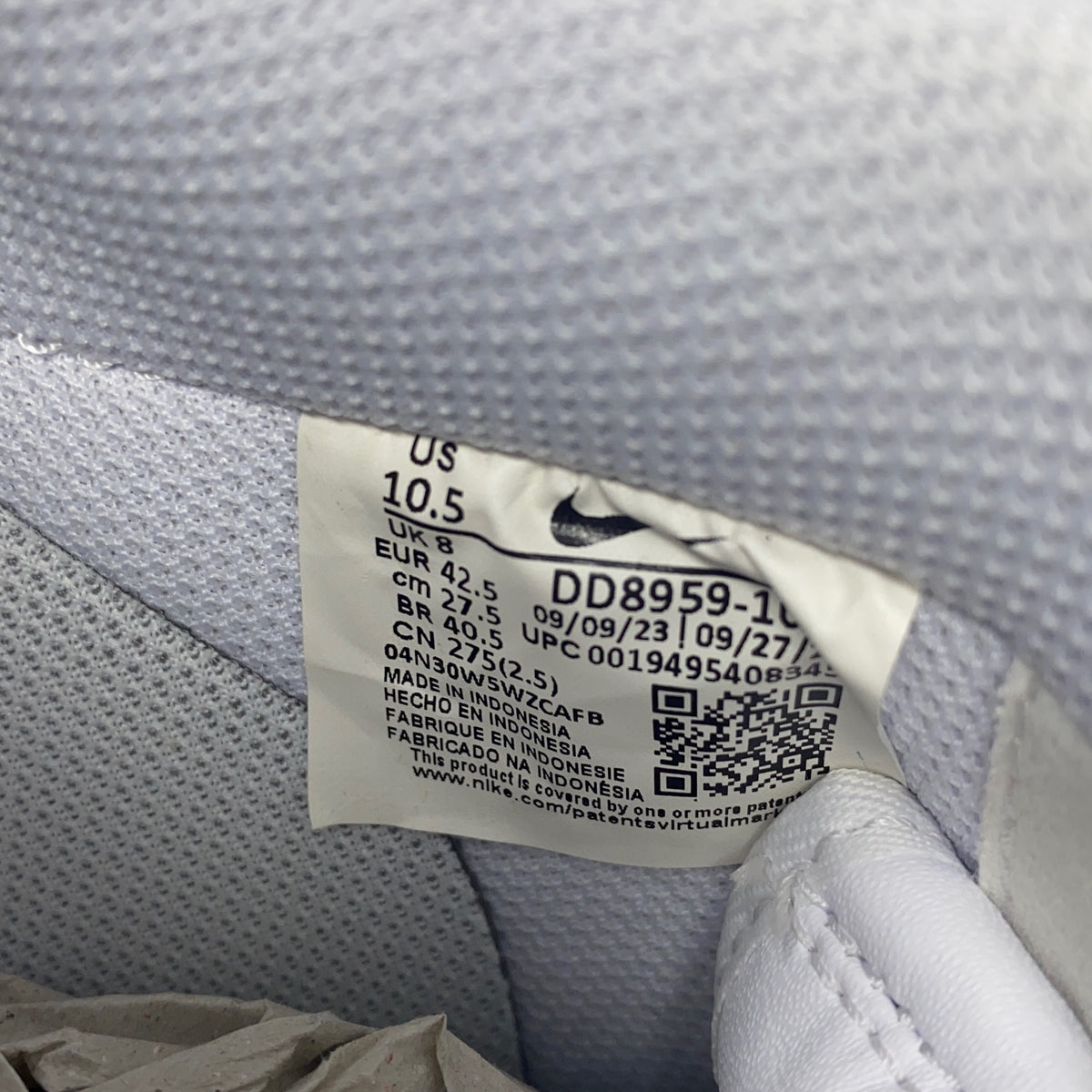 Serial #/Tag-UNT147091N38