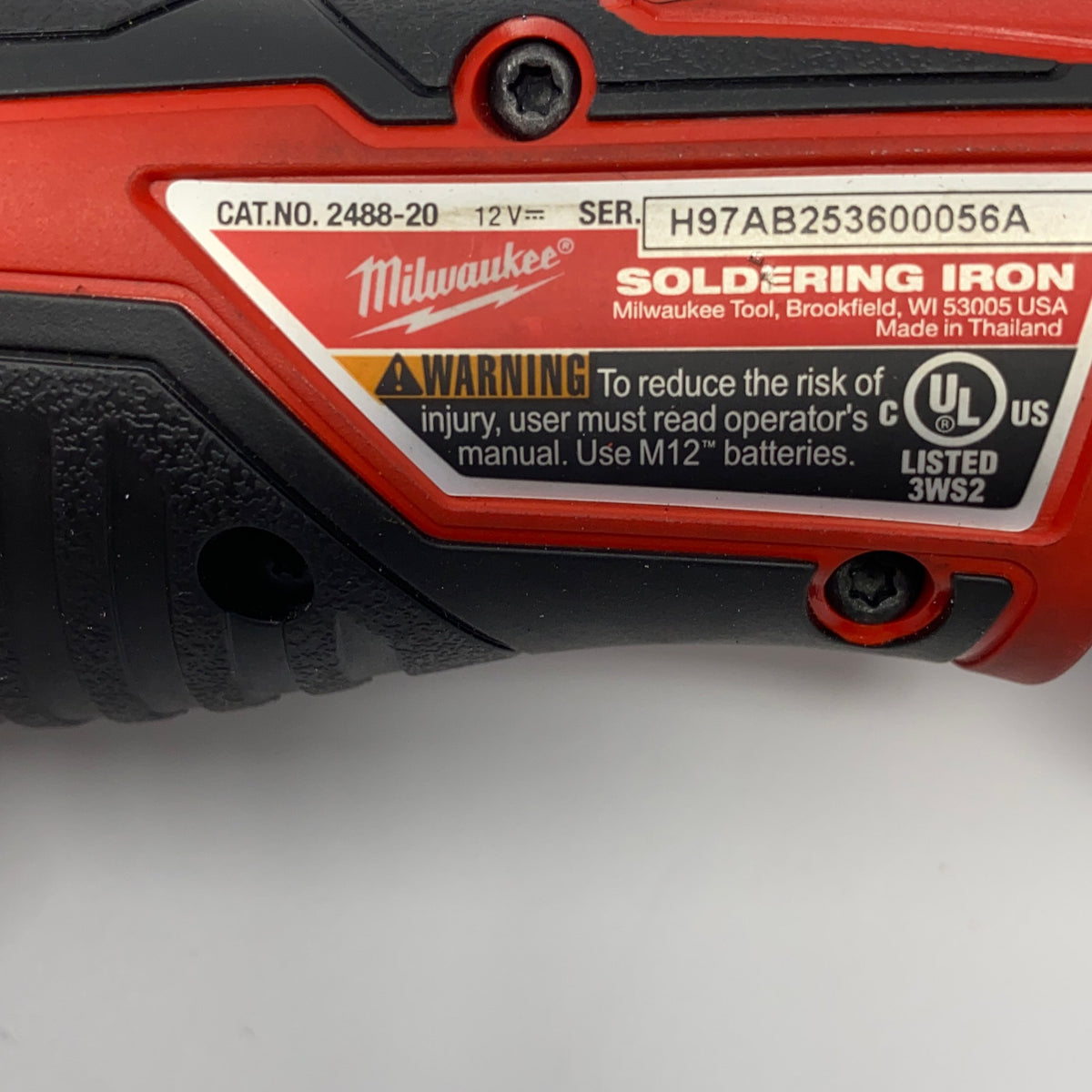Serial #/Tag-UNT605051WHV