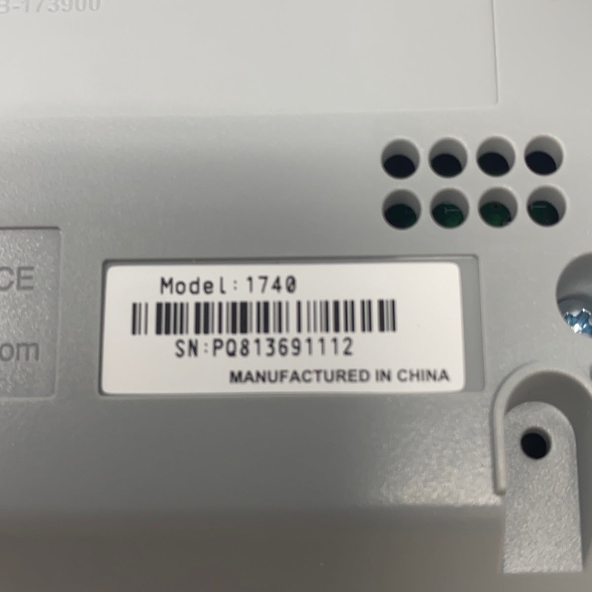 Serial #/Tag-LPNPMGI4415020