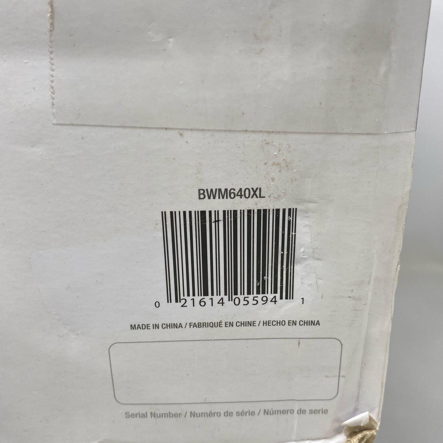 Serial #/Tag-UNT760499QW0