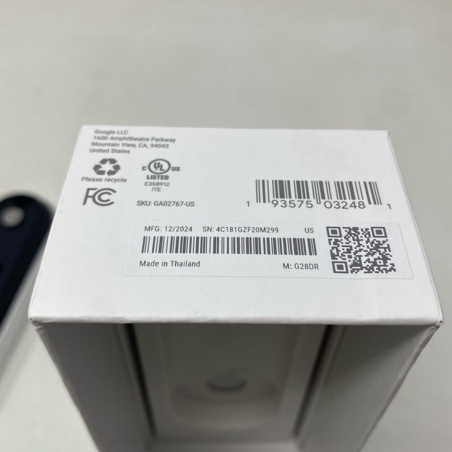 Serial #/Tag-LPNO544245361