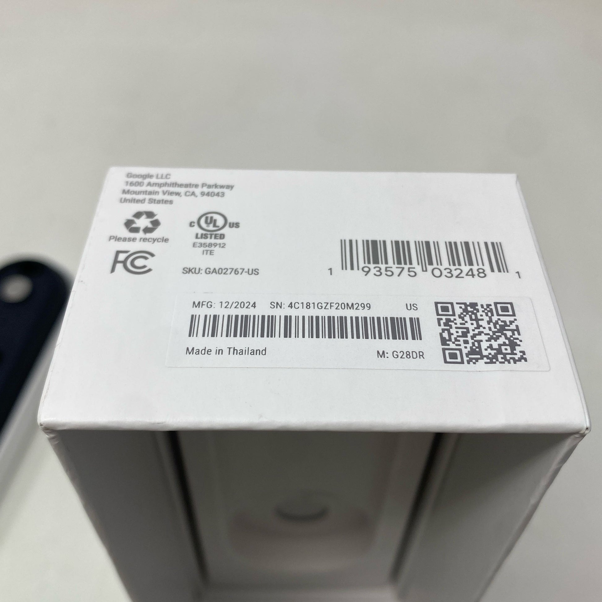 Serial #/Tag-LPNO544245361