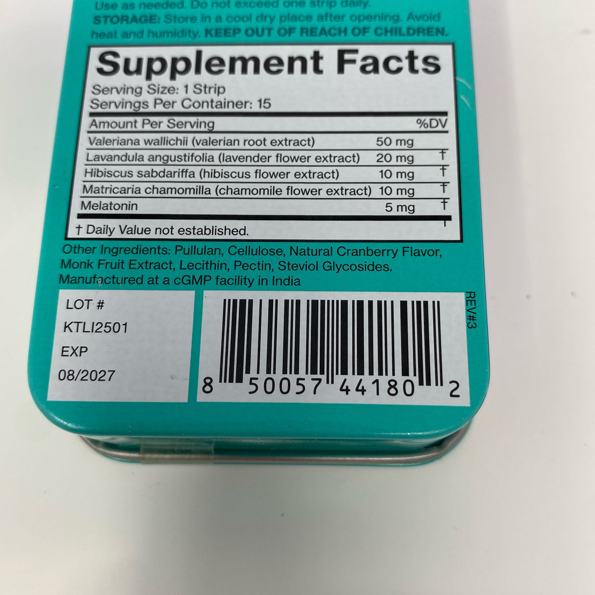 Serial #/Tag-UNT598138SER