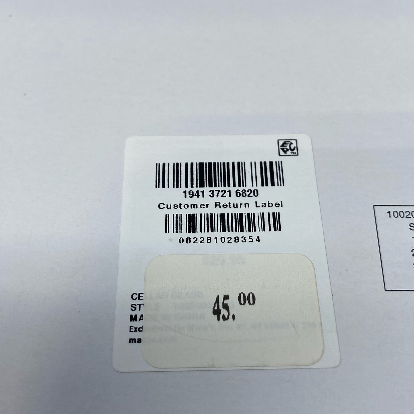 Serial #/Tag-UNT850495G4P