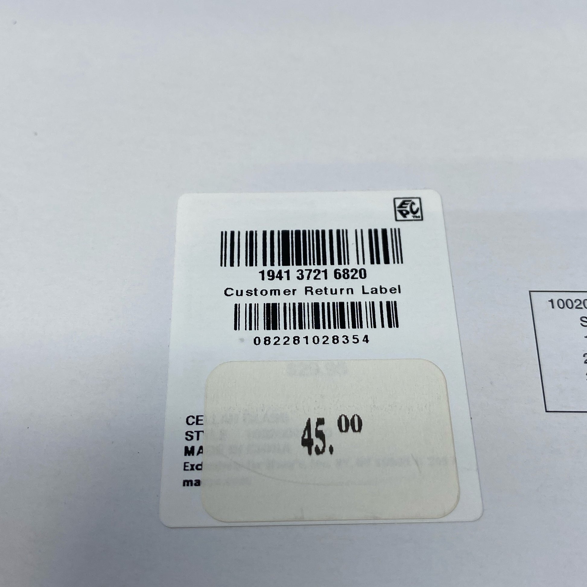 Serial #/Tag-UNT850495G4P
