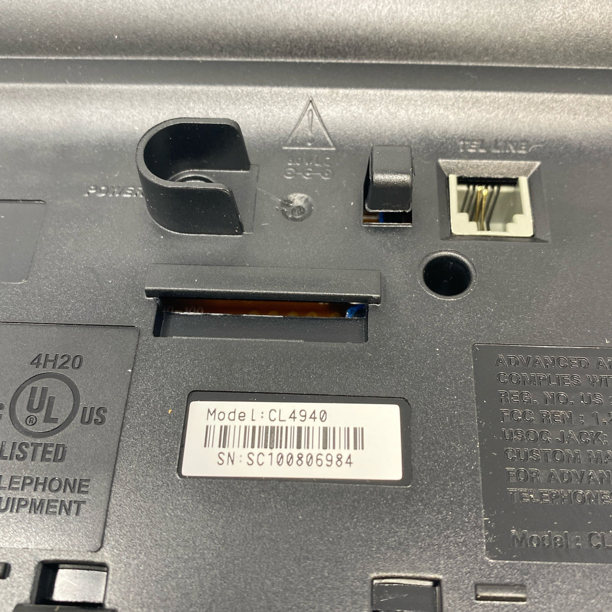 Serial #/Tag-UNT9358506VC