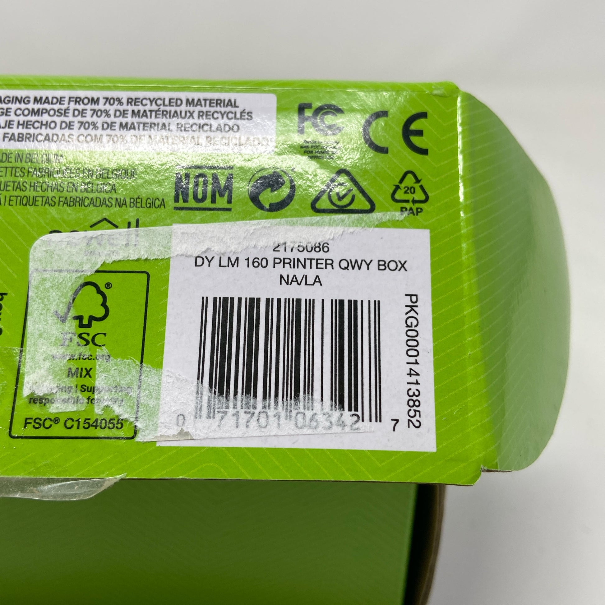 Serial #/Tag-LPNRRGP0176901