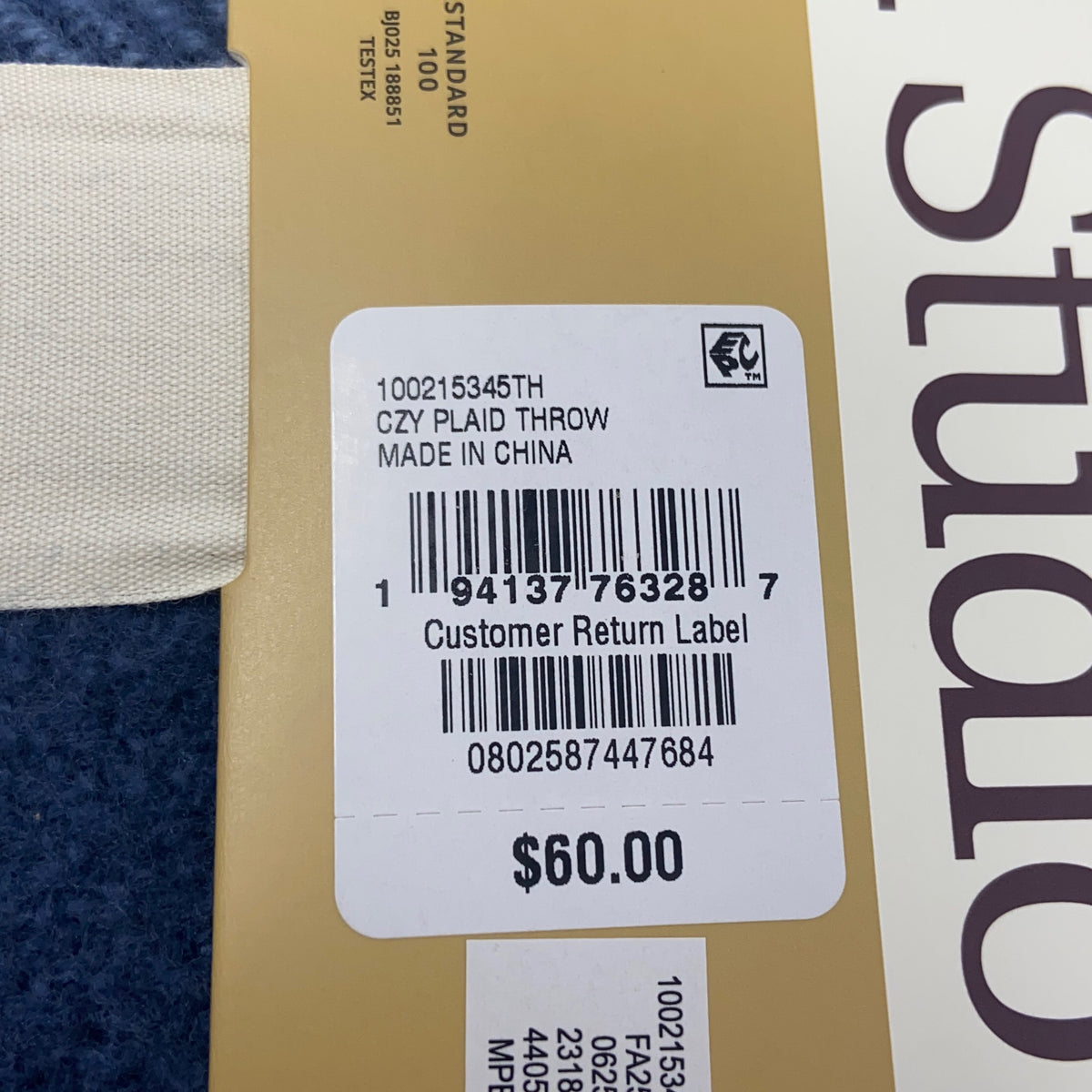 Serial #/Tag-UNT356802B30