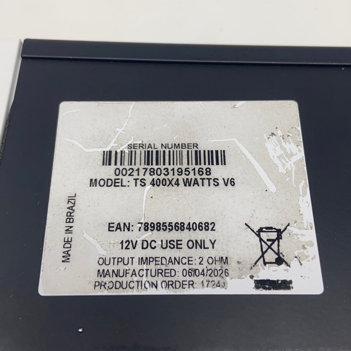 Serial #/Tag-LPNPMGG6517892