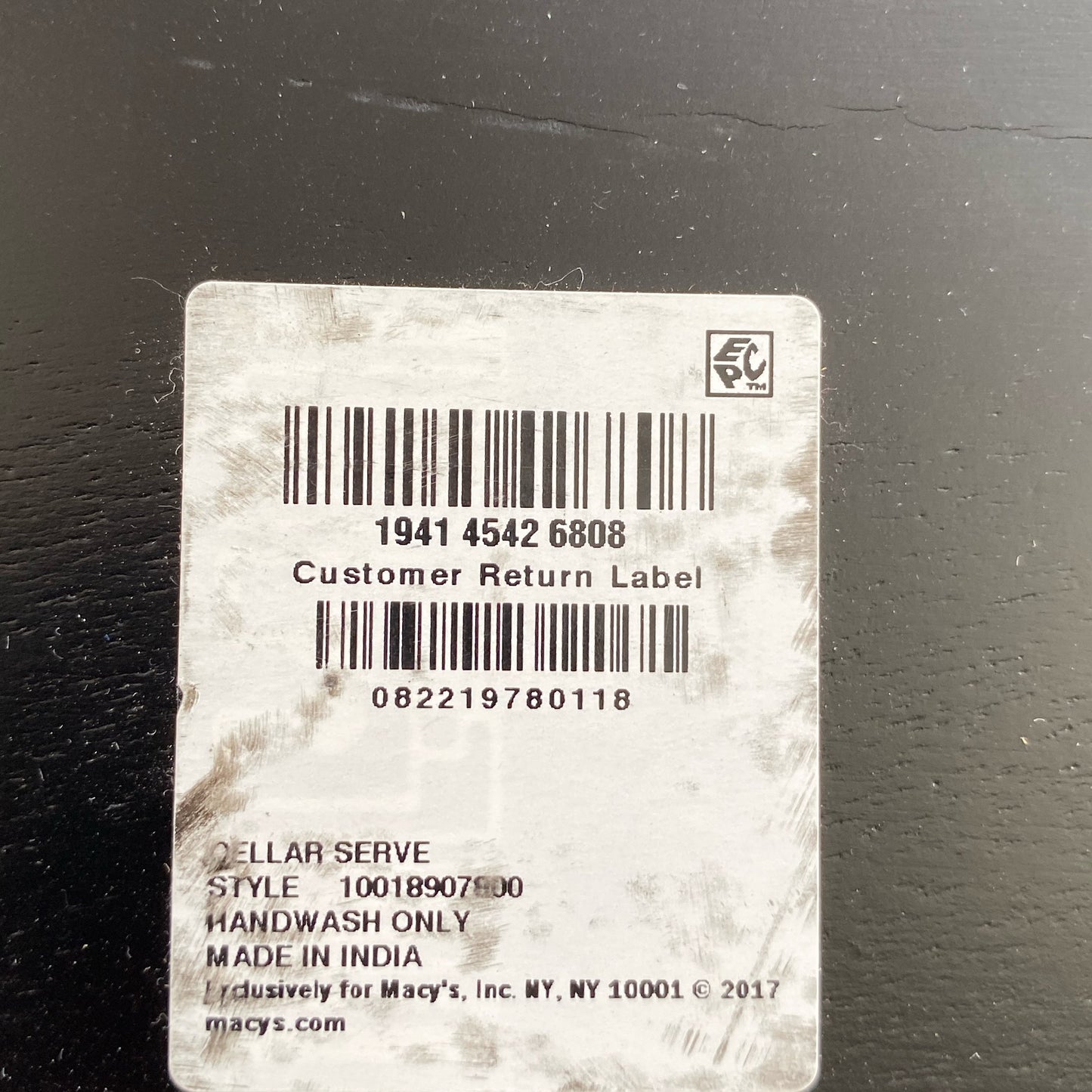 Serial #/Tag-UNT8448851D7