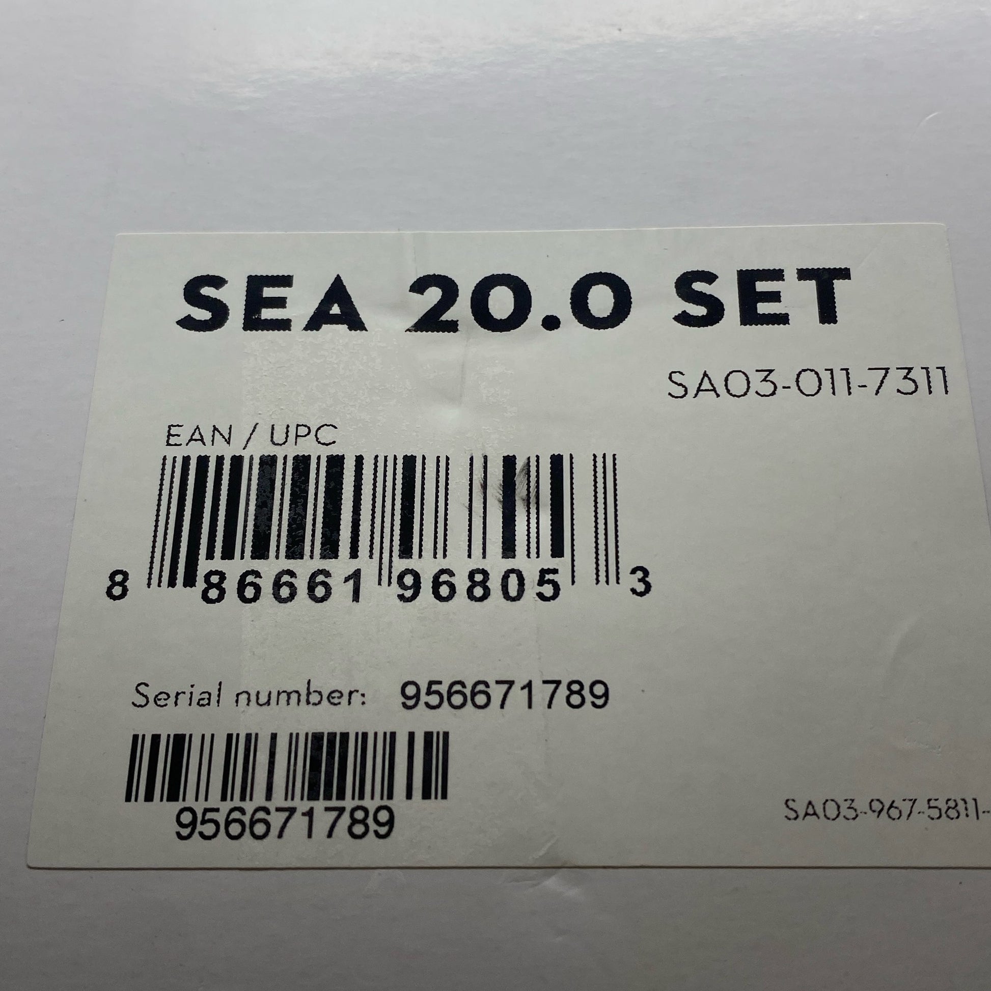 Serial #/Tag-UNT675787PEX
