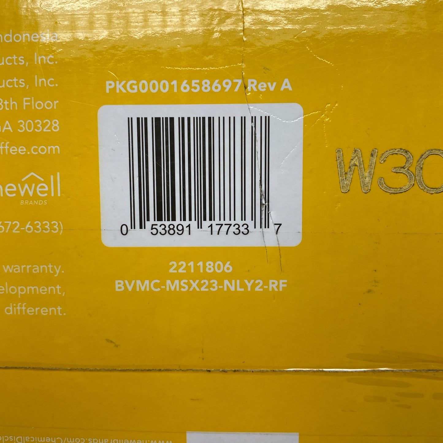 Serial #/Tag-UNT682122LDS