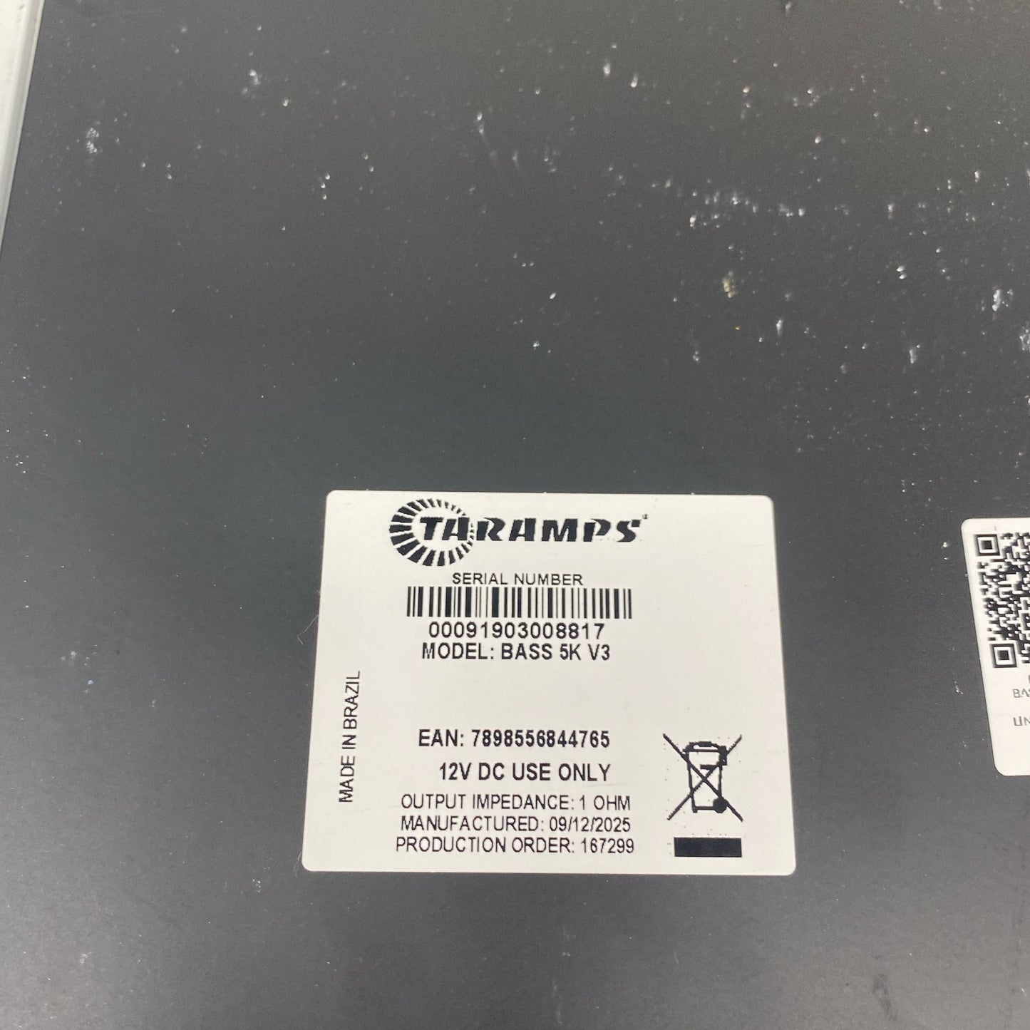 Serial #/Tag-UNT83361699V