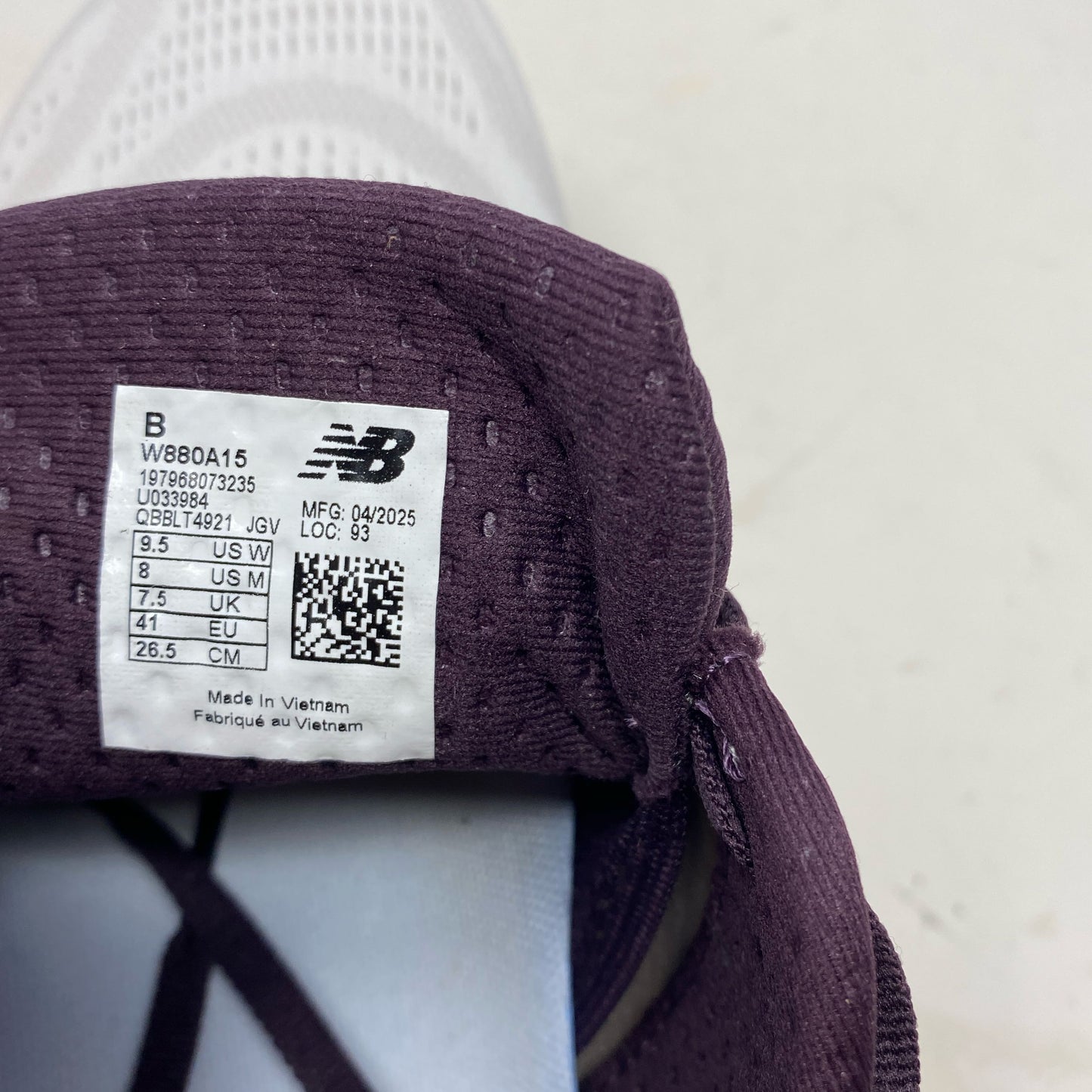 Serial #/Tag-LPNRREG5182660