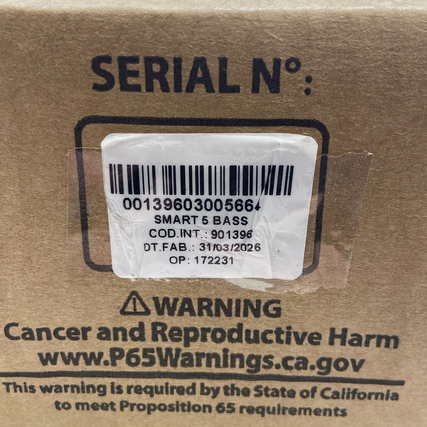 Serial #/Tag-UNT237950UC8