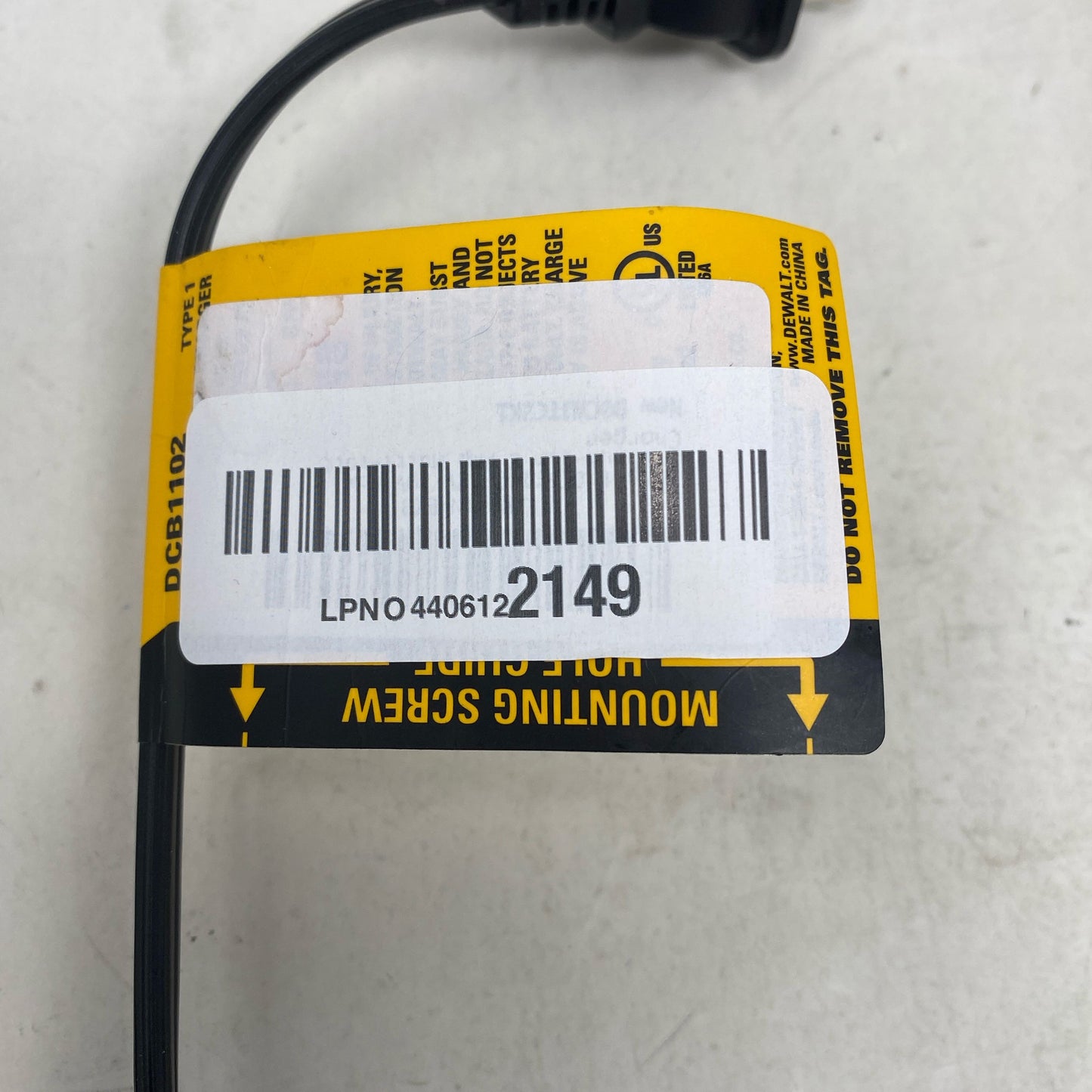 Serial #/Tag-LPNO440612149