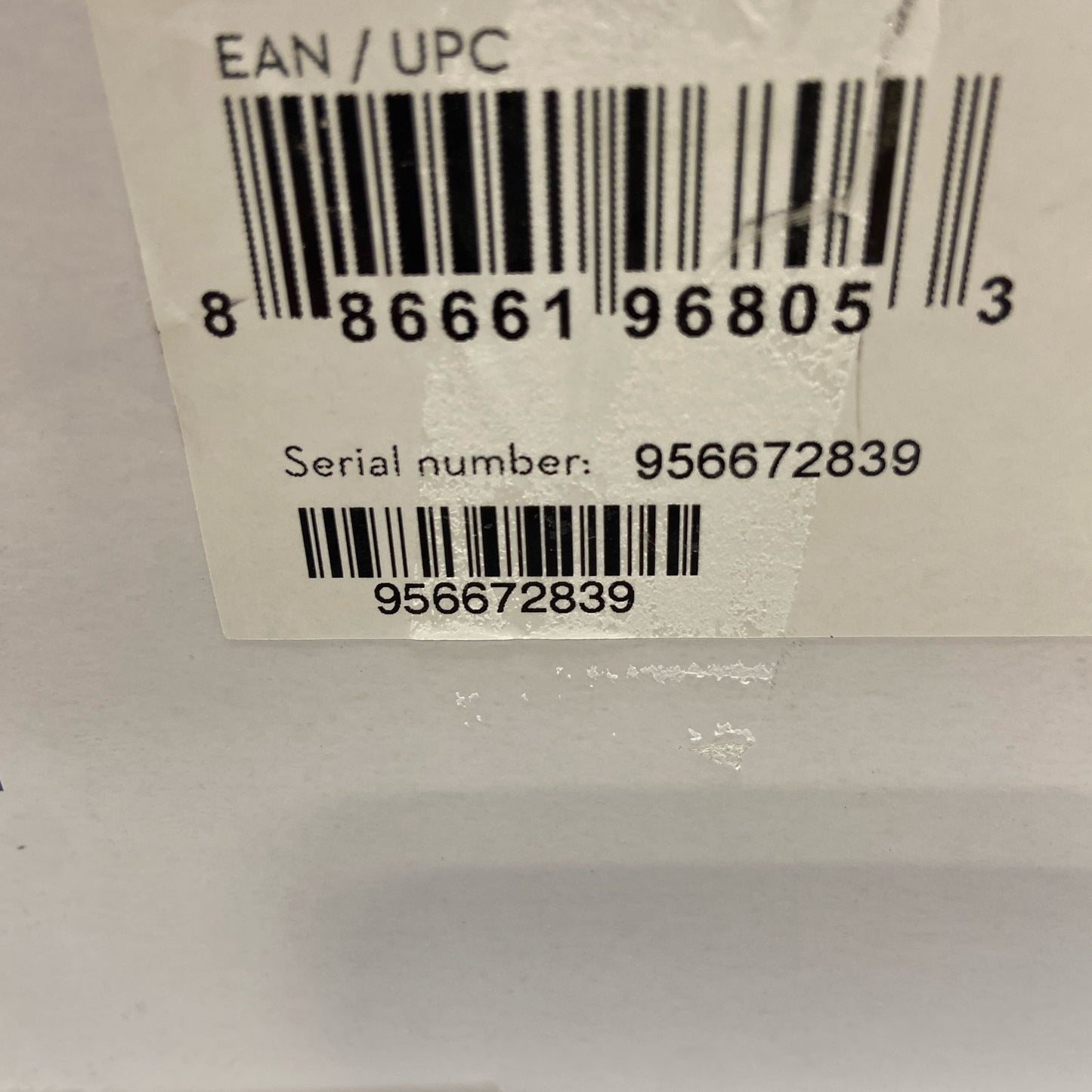 Serial #/Tag-UNT683911RB3