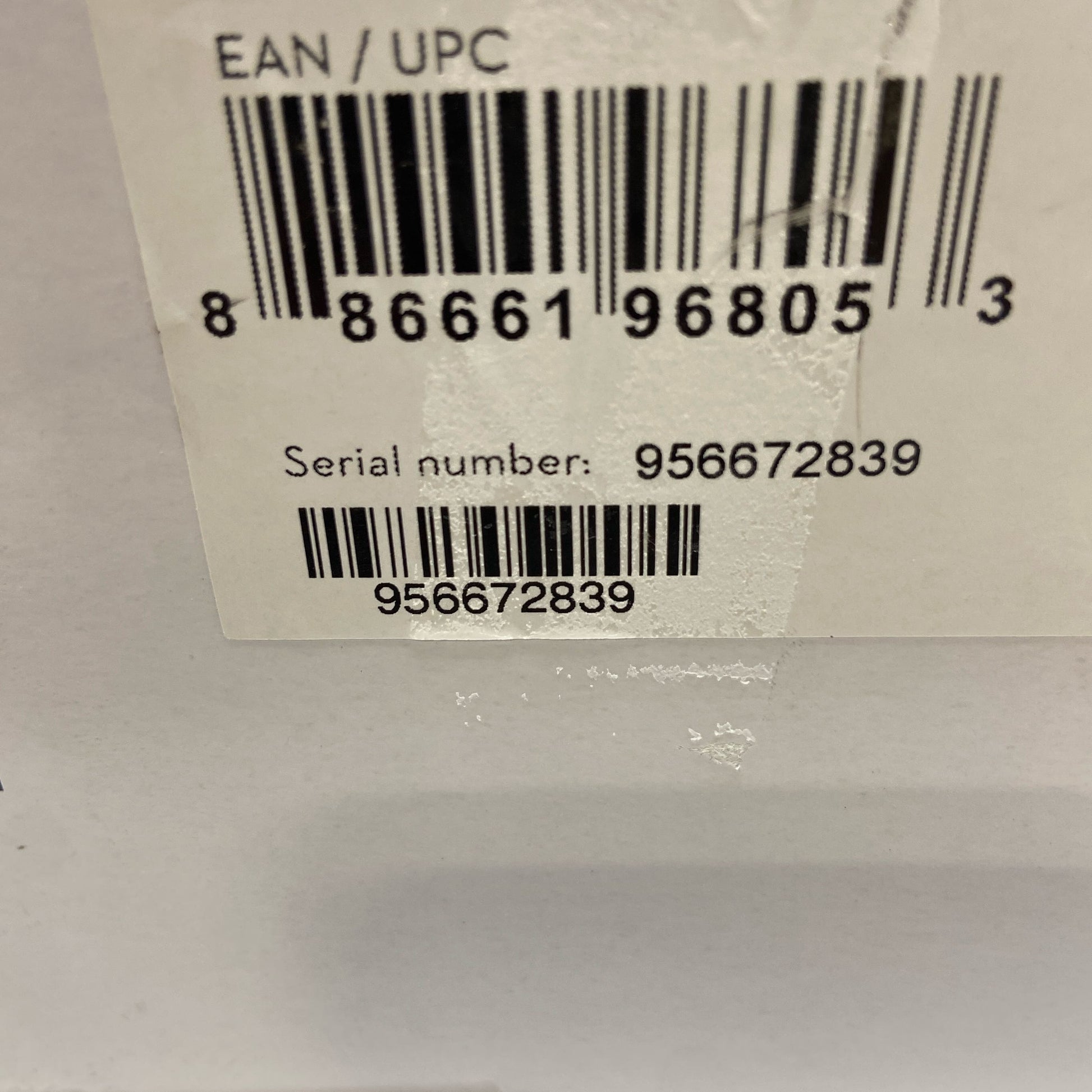 Serial #/Tag-UNT683911RB3