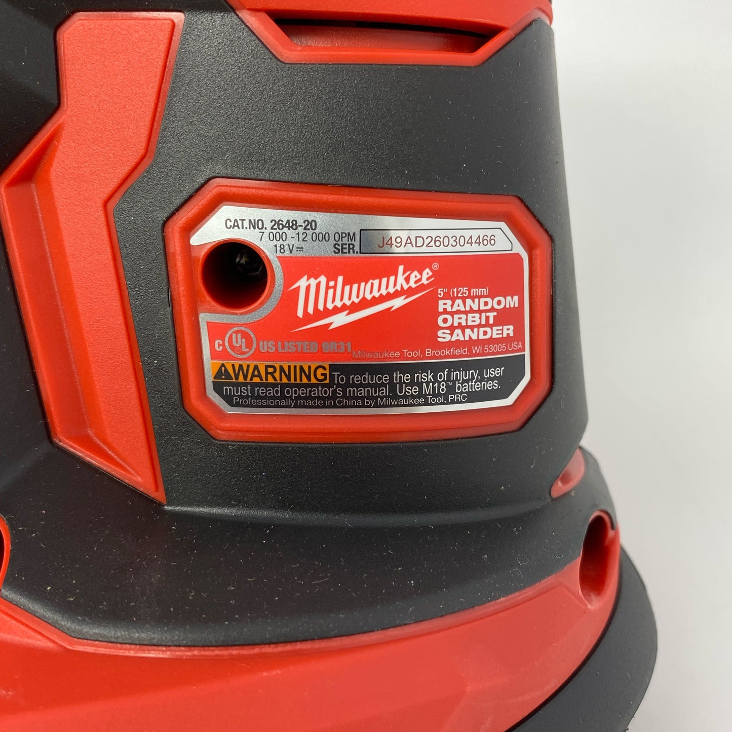 Serial #/Tag-UNT991174LH4