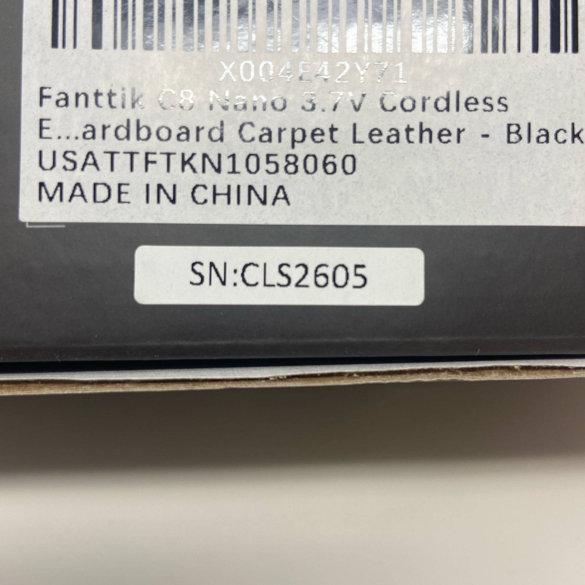 Serial #/Tag-UNT6974390QW