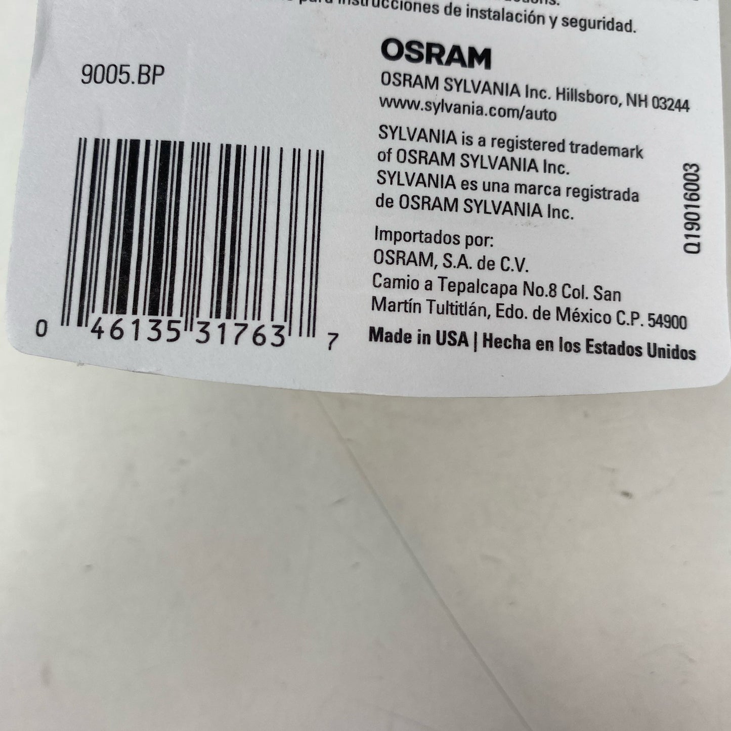 Serial #/Tag-UNT863962XS7
