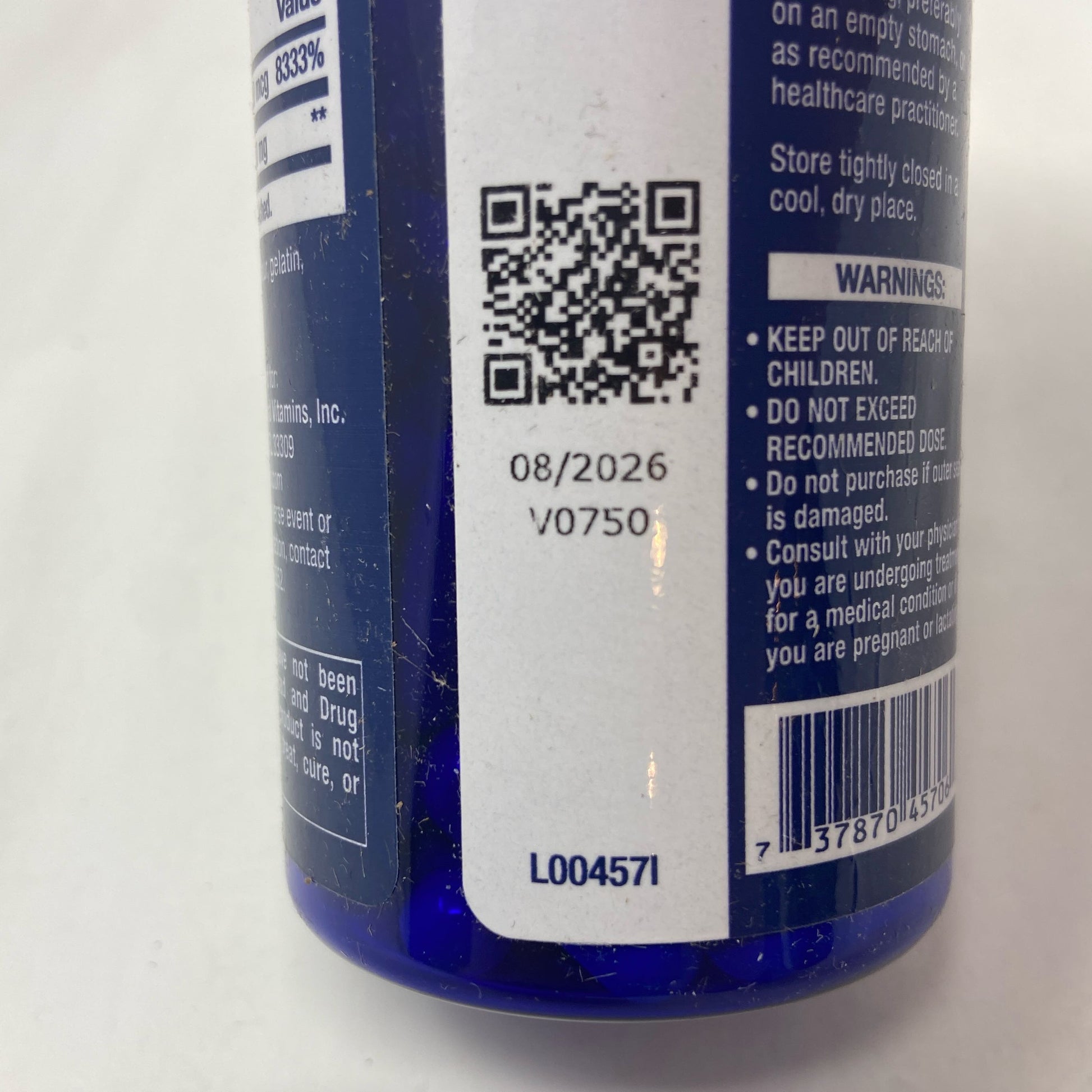 Serial #/Tag-UNT445258P3B