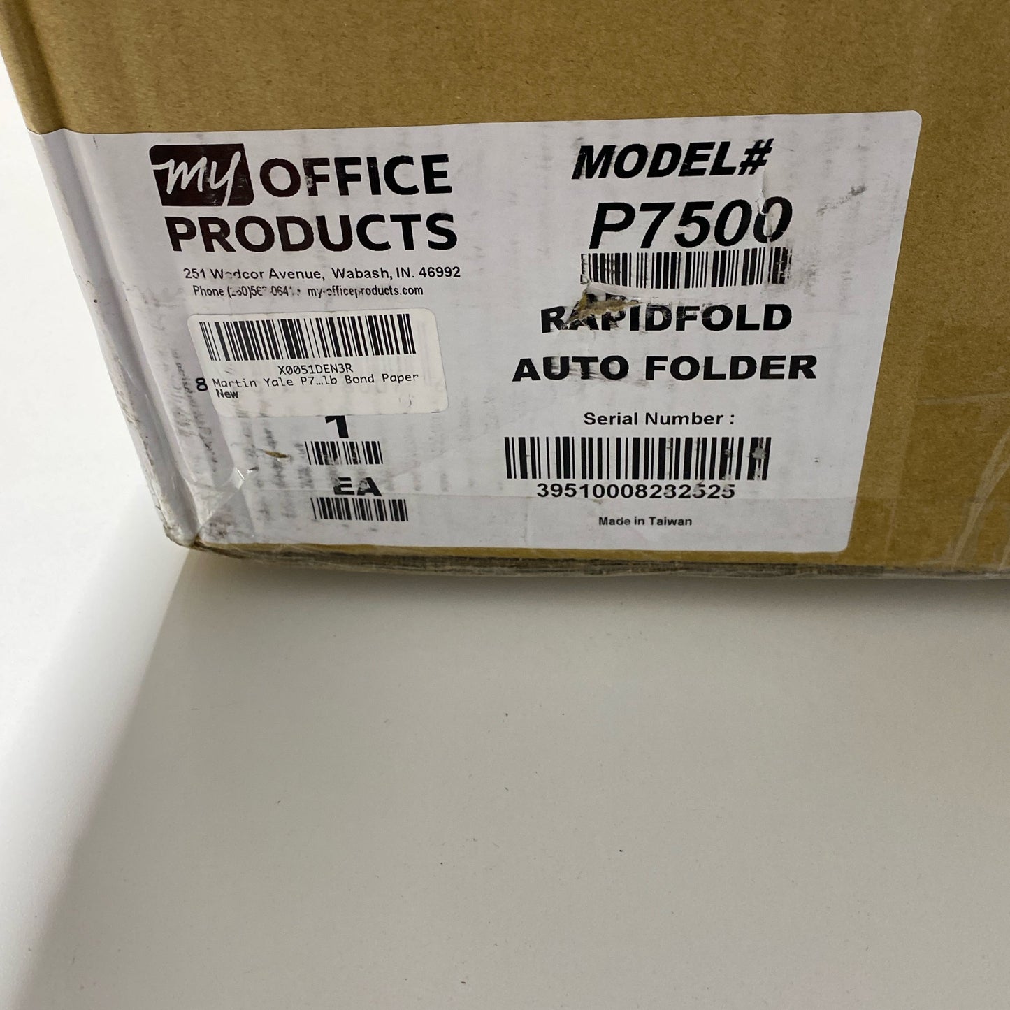 Serial #/Tag-LPNPMGT7562212