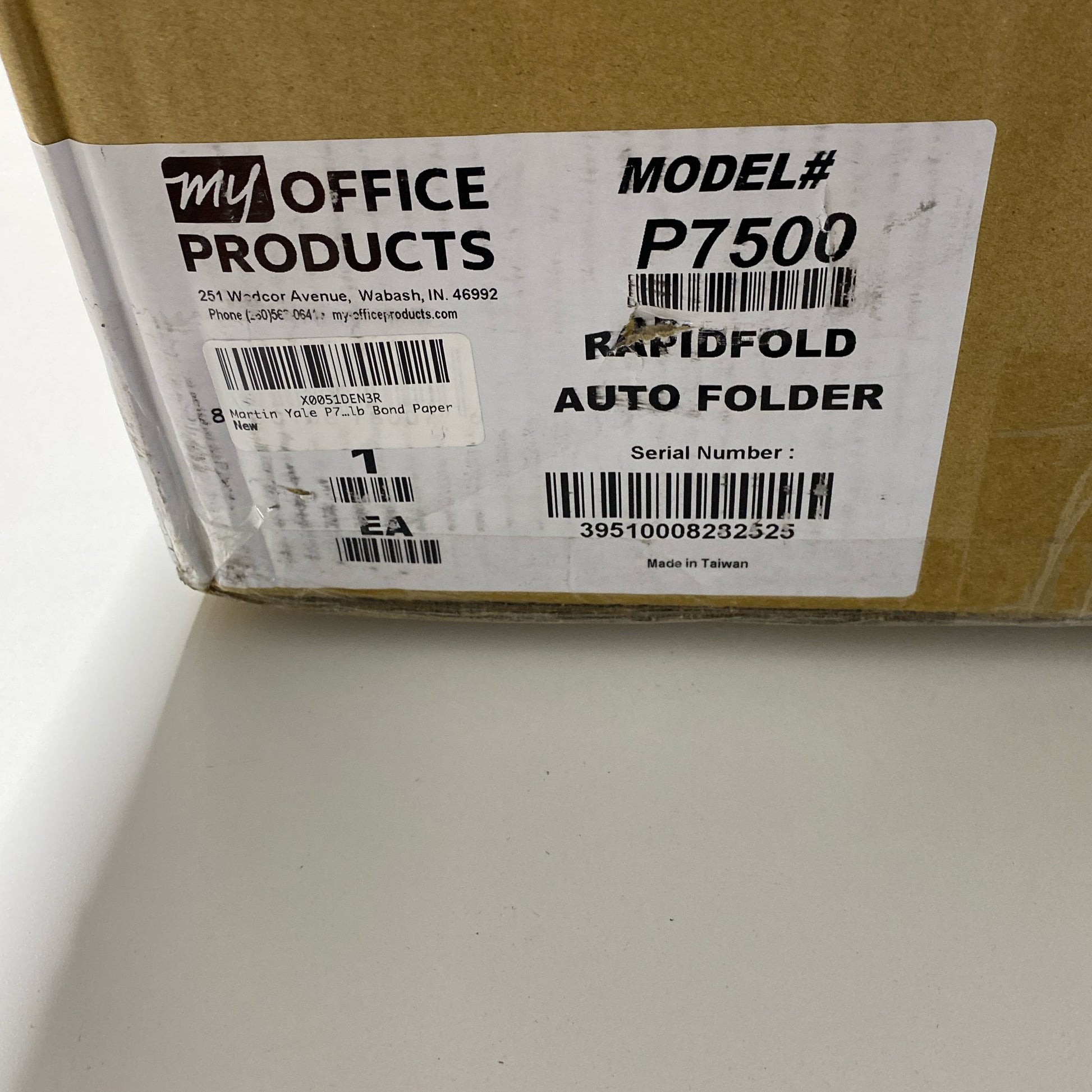 Serial #/Tag-LPNPMGT7562212