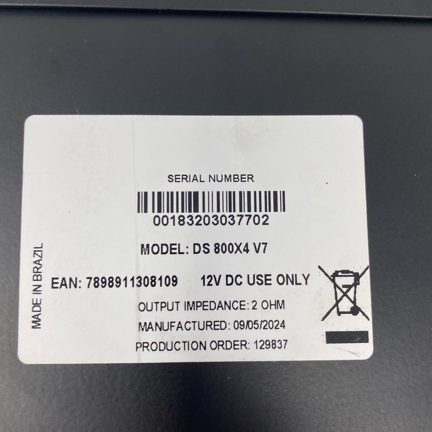Serial #/Tag-LPNRRJJ1489481