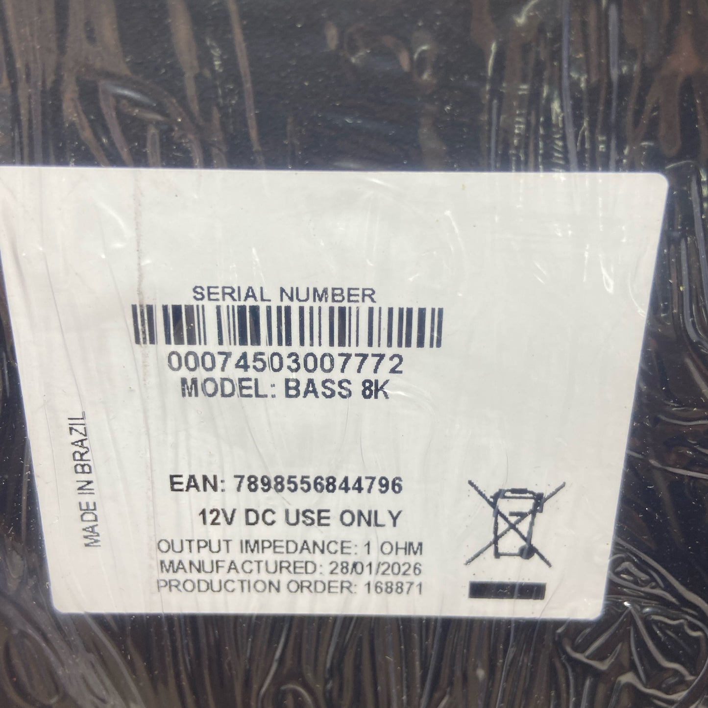 Serial #/Tag-UNT022199U5X