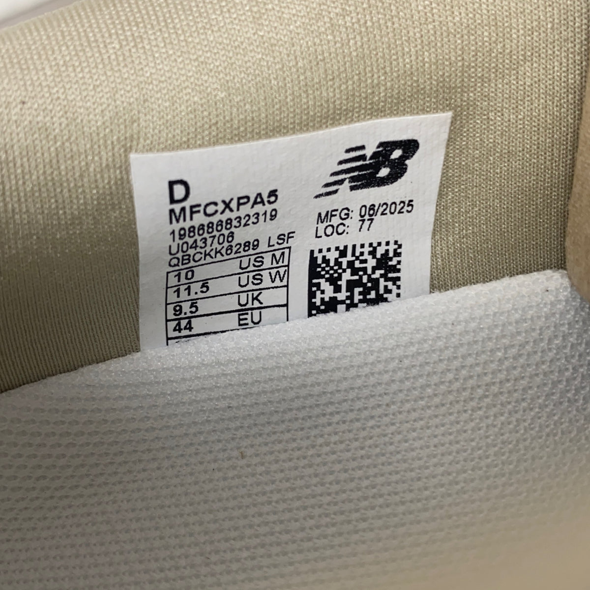 Serial #/Tag-LPNO620844202