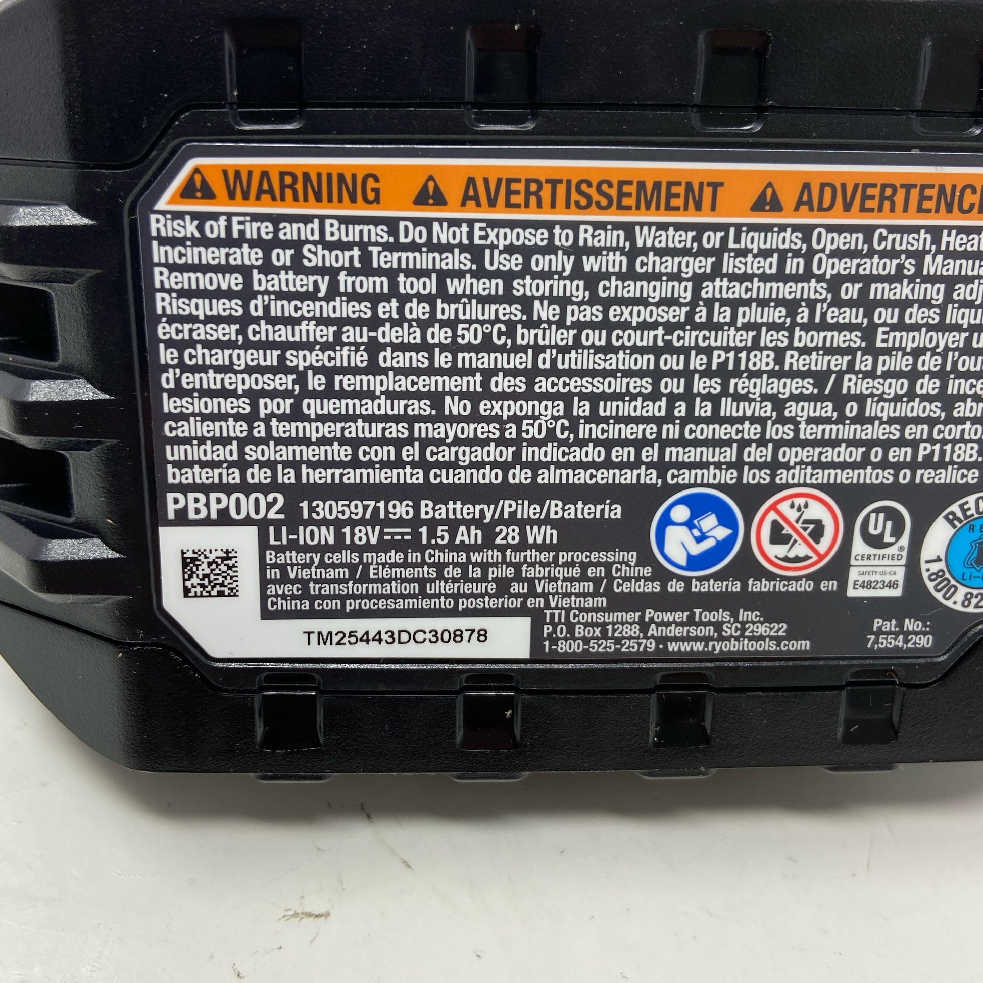 Serial #/Tag-UNT202925XRF