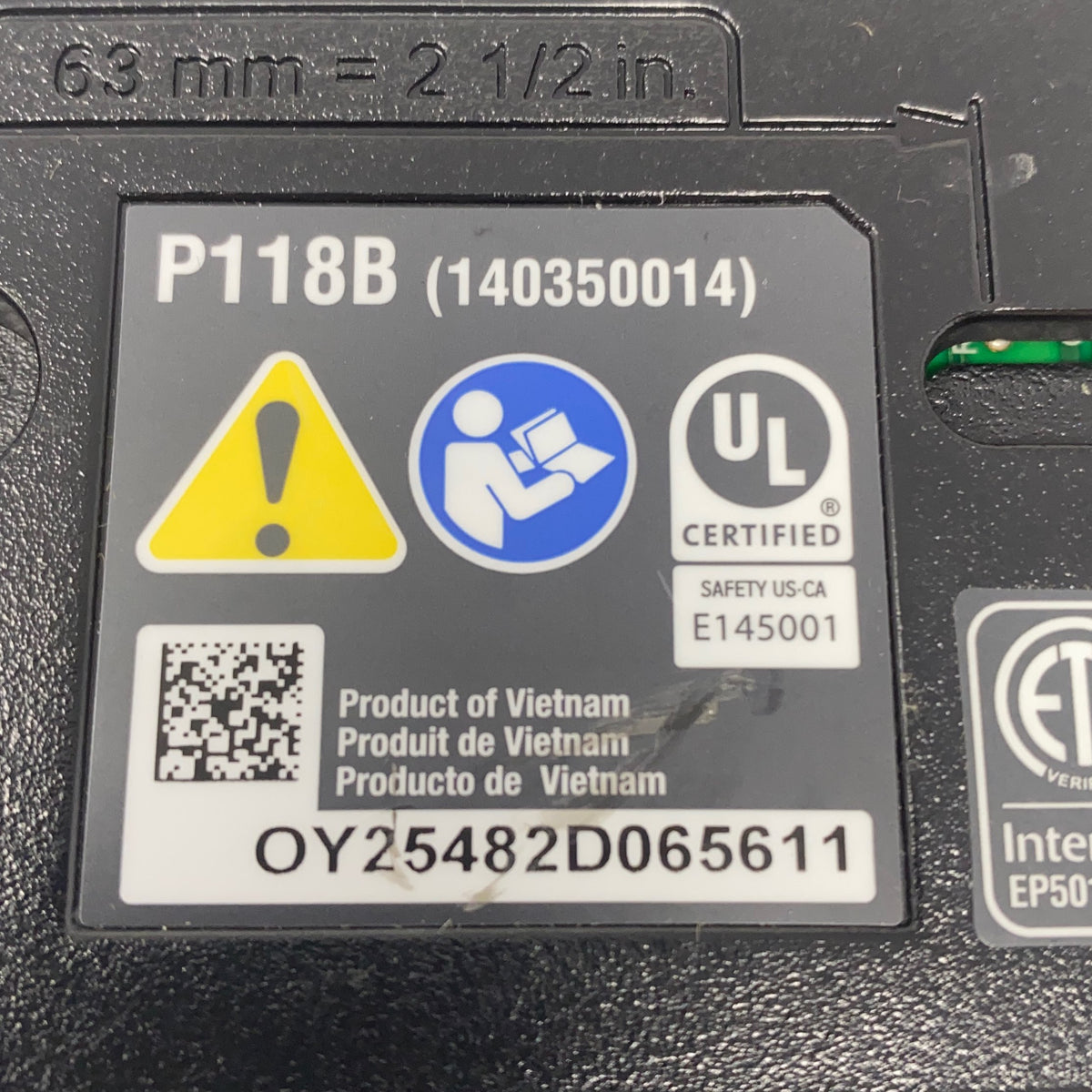 Serial #/Tag-UNT347443AUP