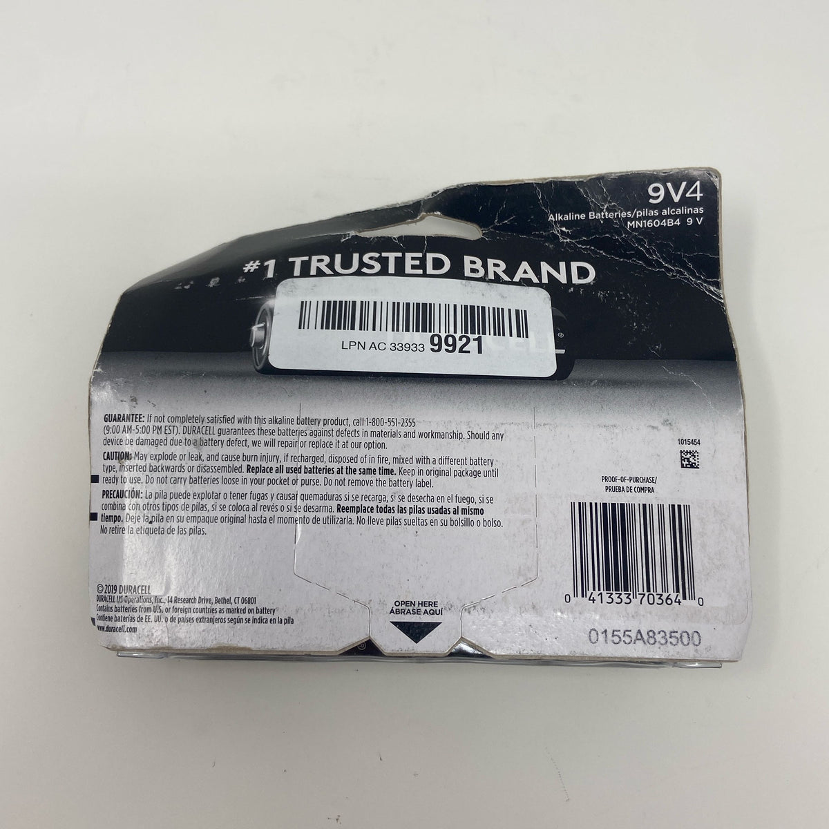 Serial #/Tag-LPNAC339339921
