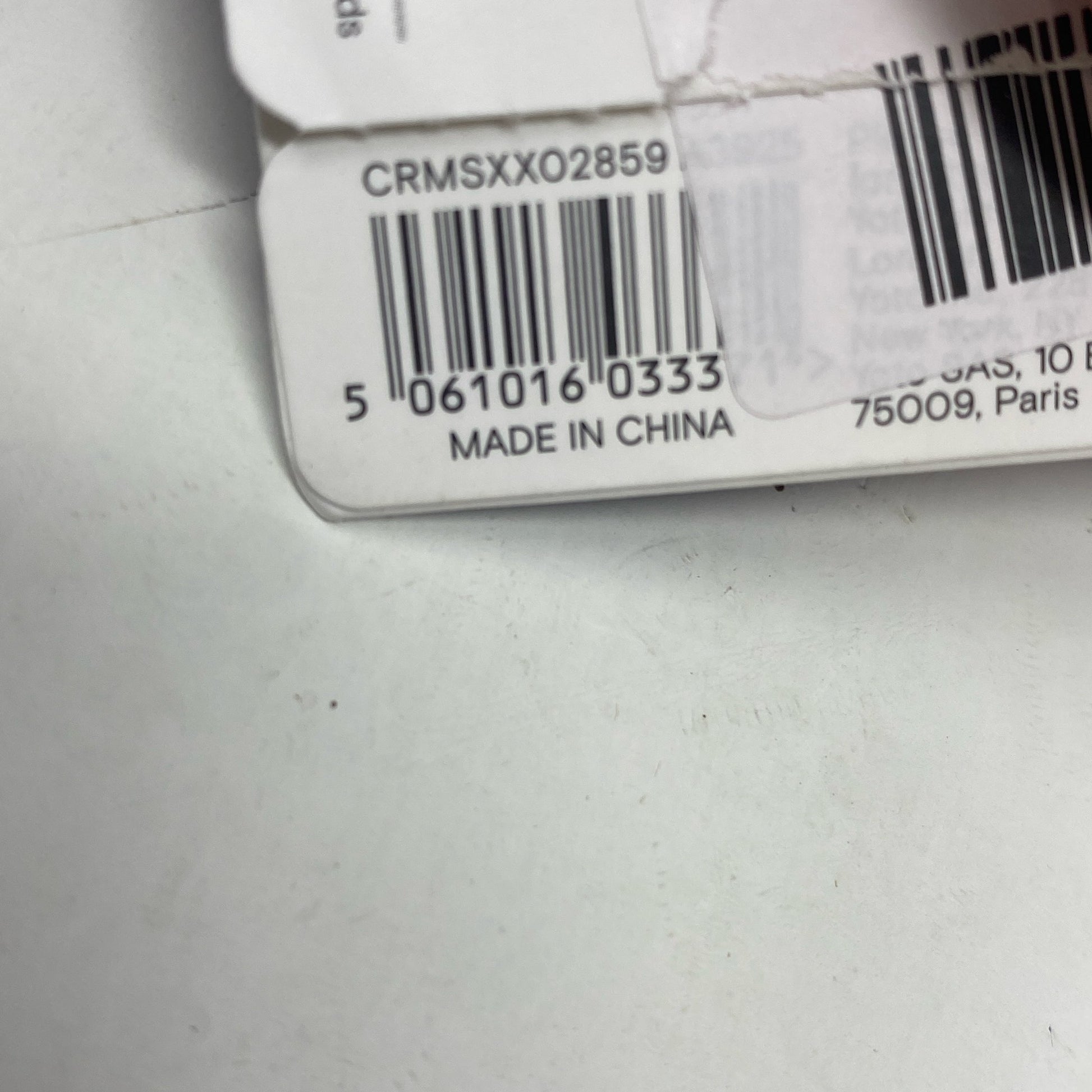 Serial #/Tag-LPNPMGN9287699