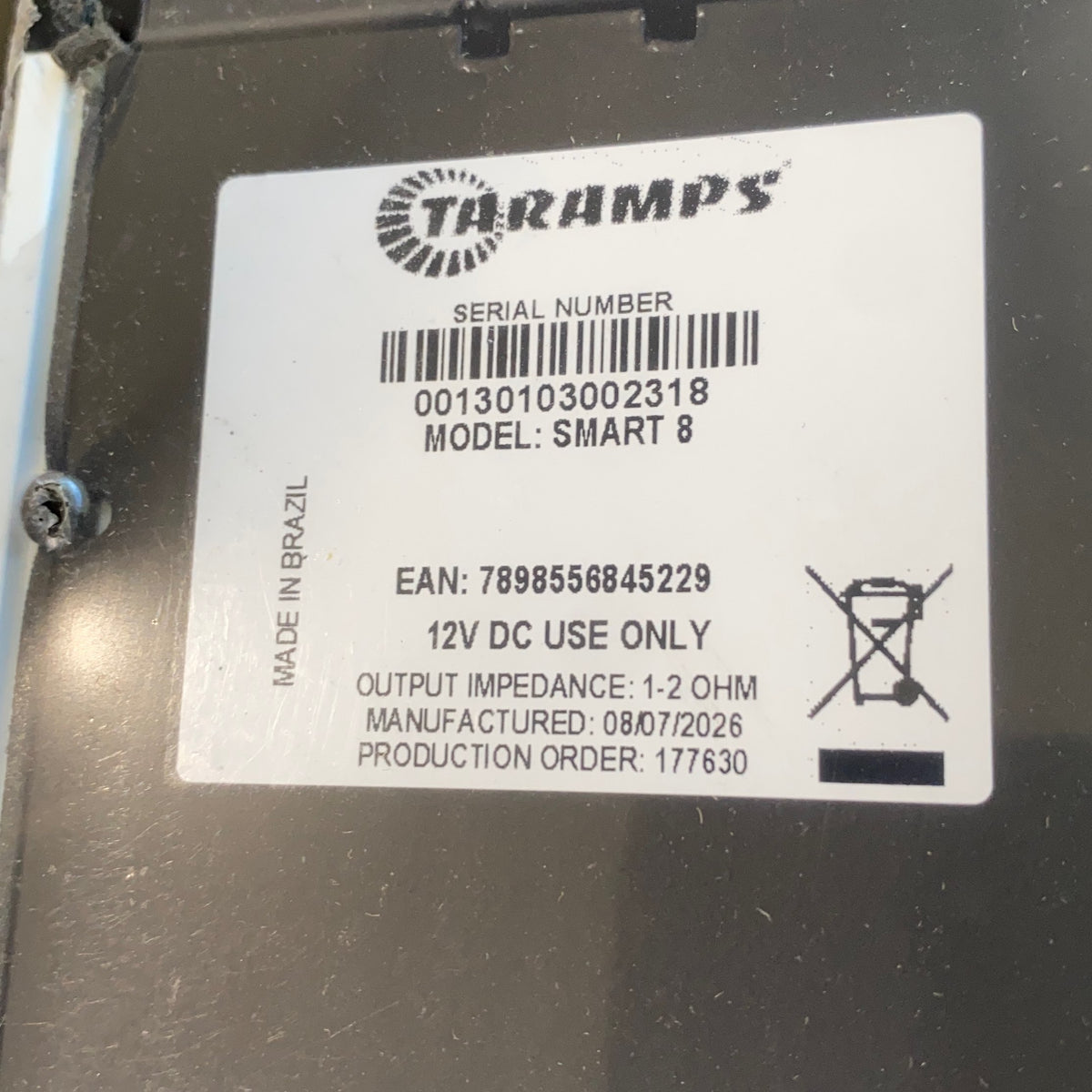 Serial #/Tag-UNT425013CJX