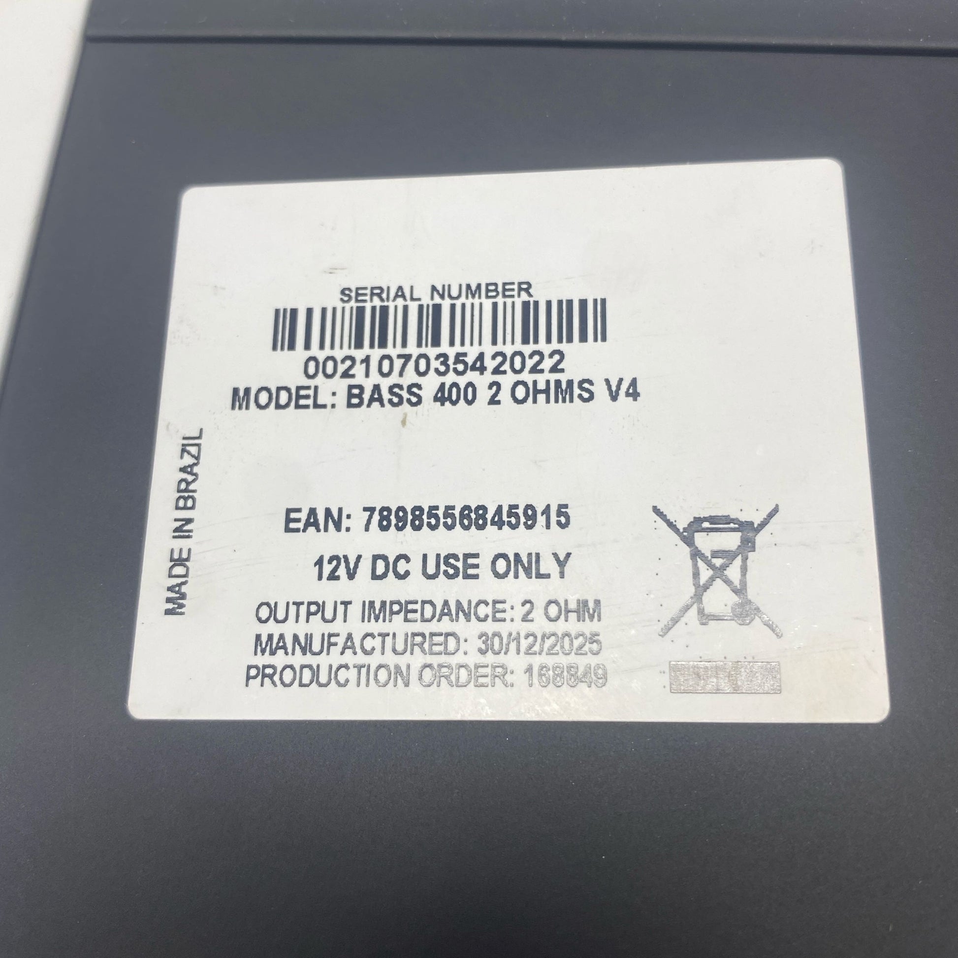 Serial #/Tag-LPNAC802410437