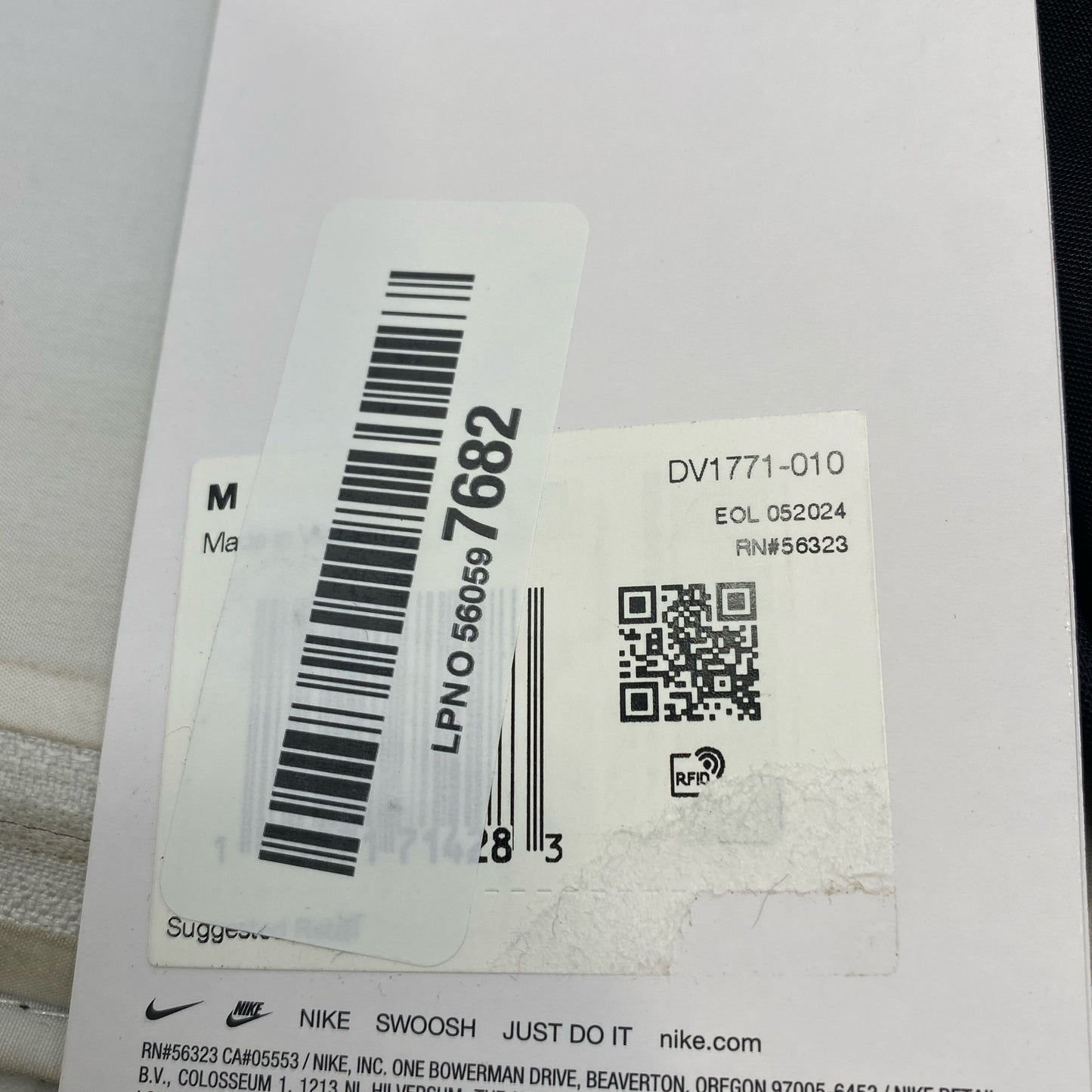 Serial #/Tag-LPNO560597682
