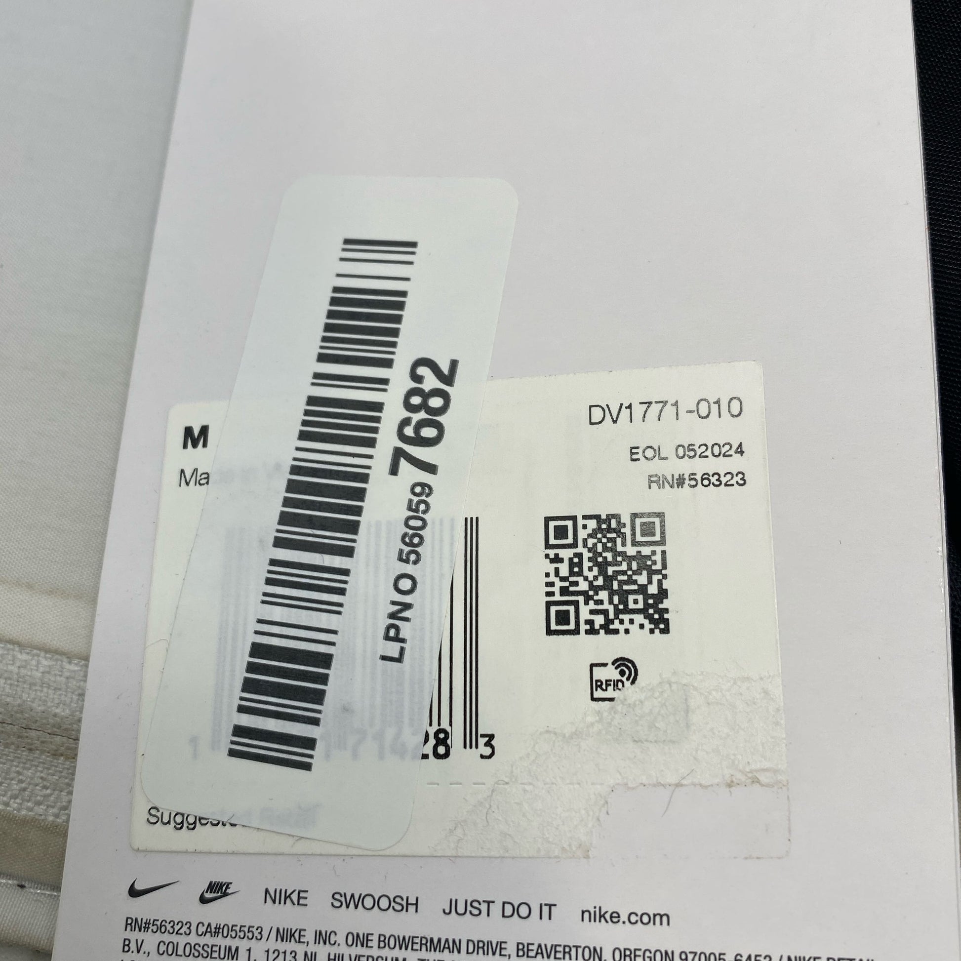 Serial #/Tag-LPNO560597682