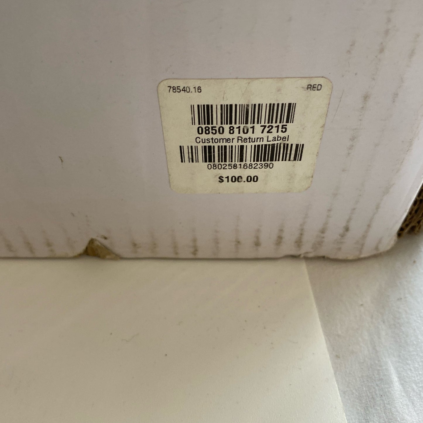 Serial #/Tag-UNT183094T8E