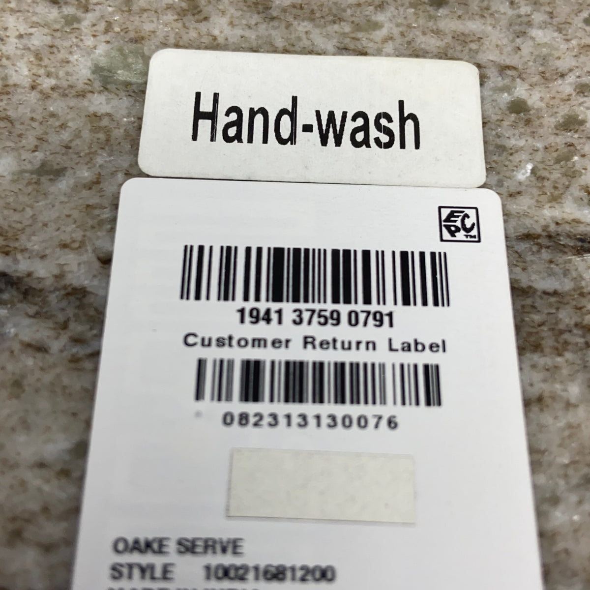 Serial #/Tag-UNT750638XFW
