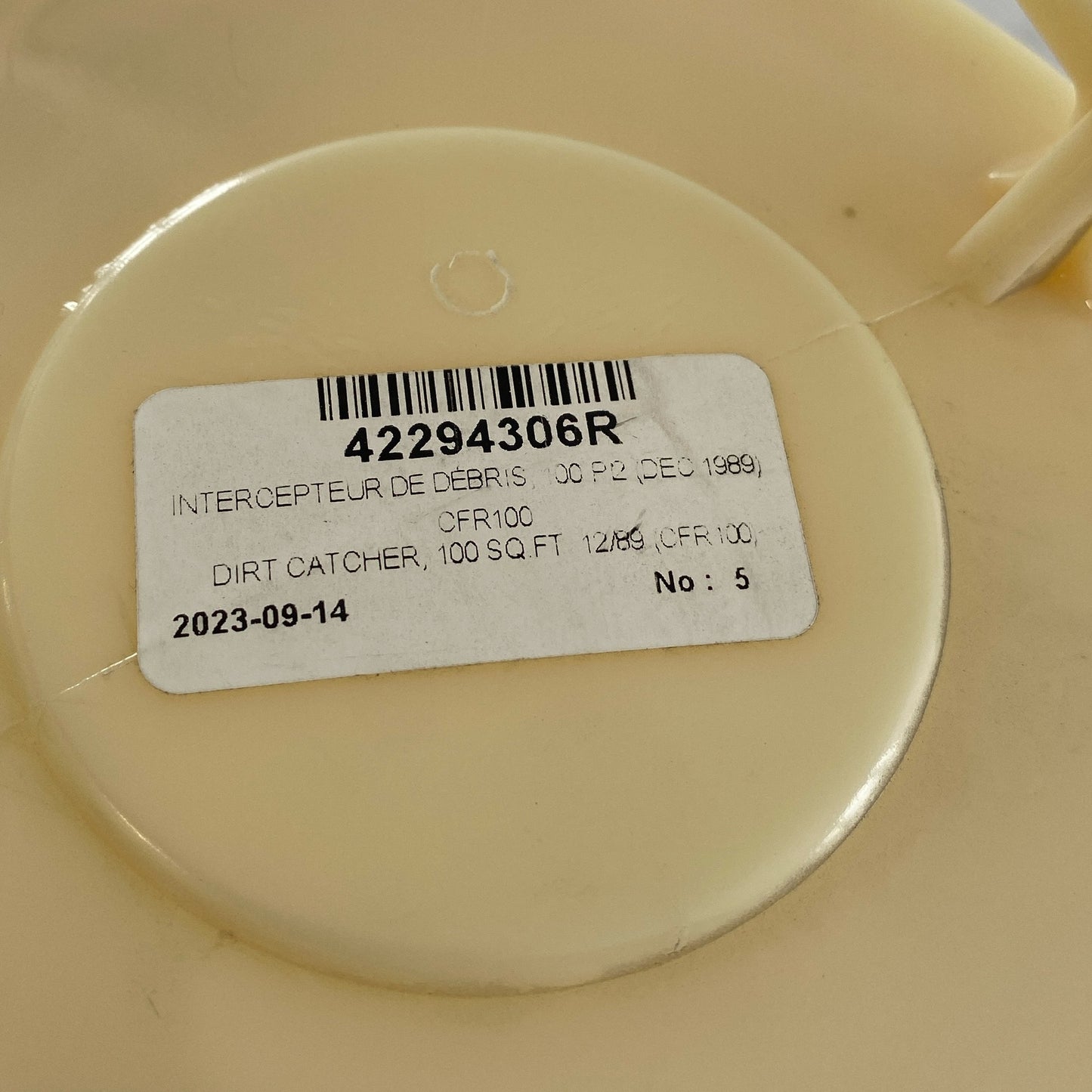 Serial #/Tag-UNT151335J0X