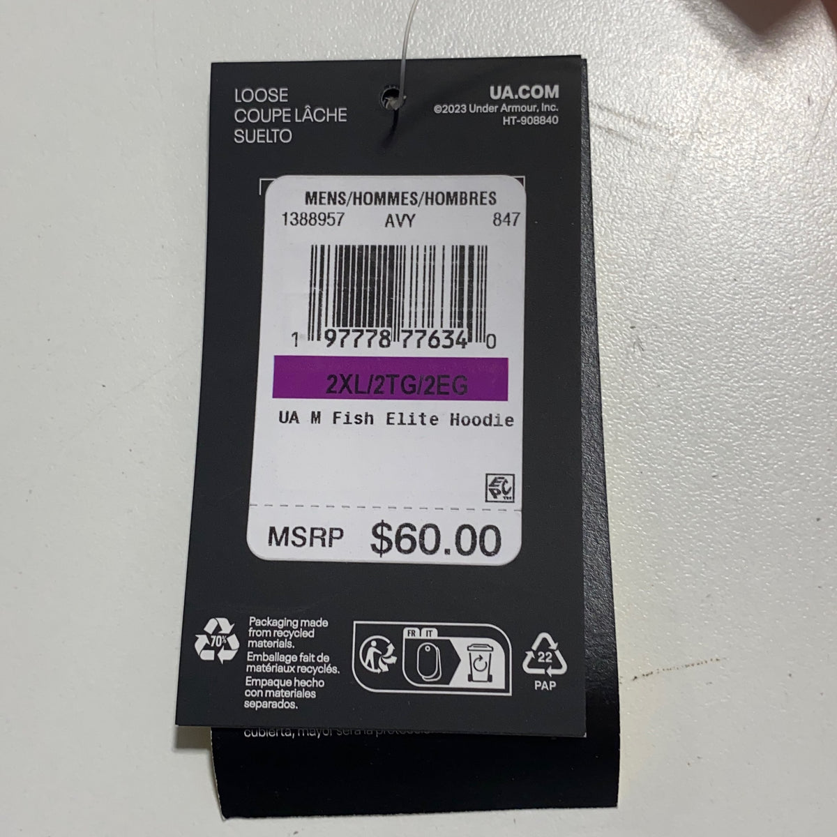 Serial #/Tag-UNT223866XP5