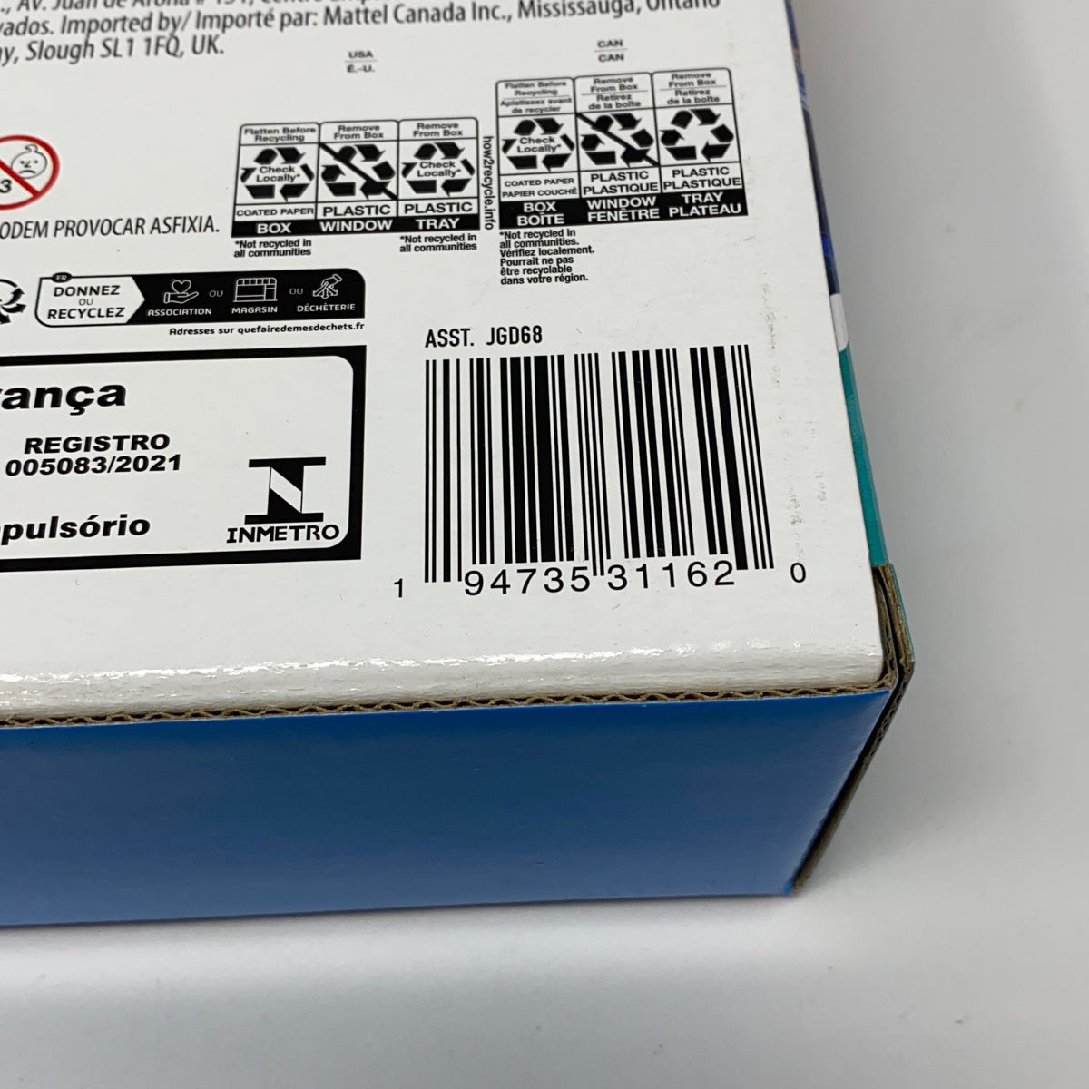 Serial #/Tag-UNT698292BCT