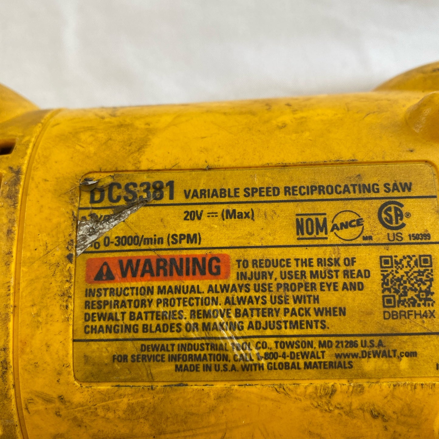 Serial #/Tag-UNT615356WV8