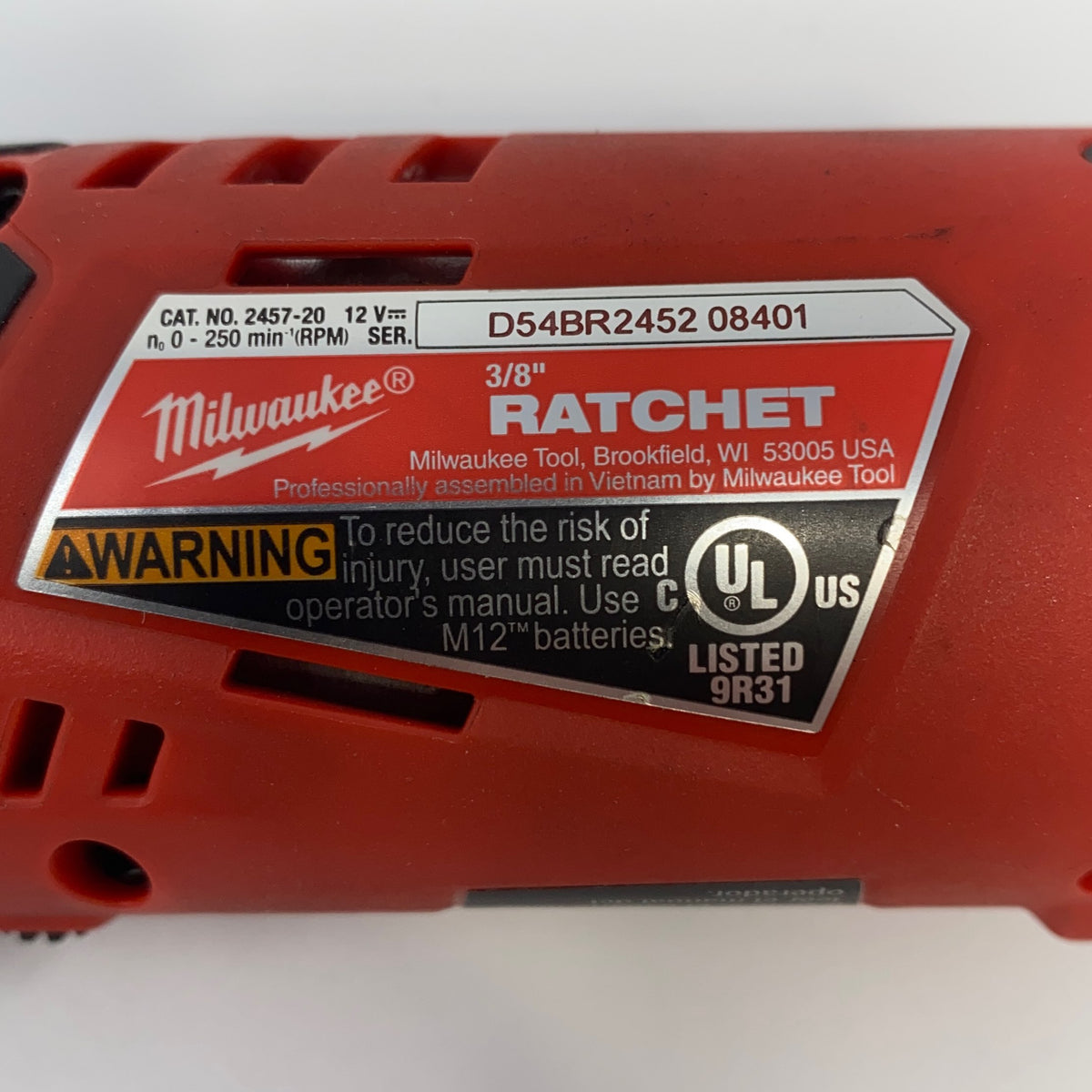 Serial #/Tag-UNT600103Q5M