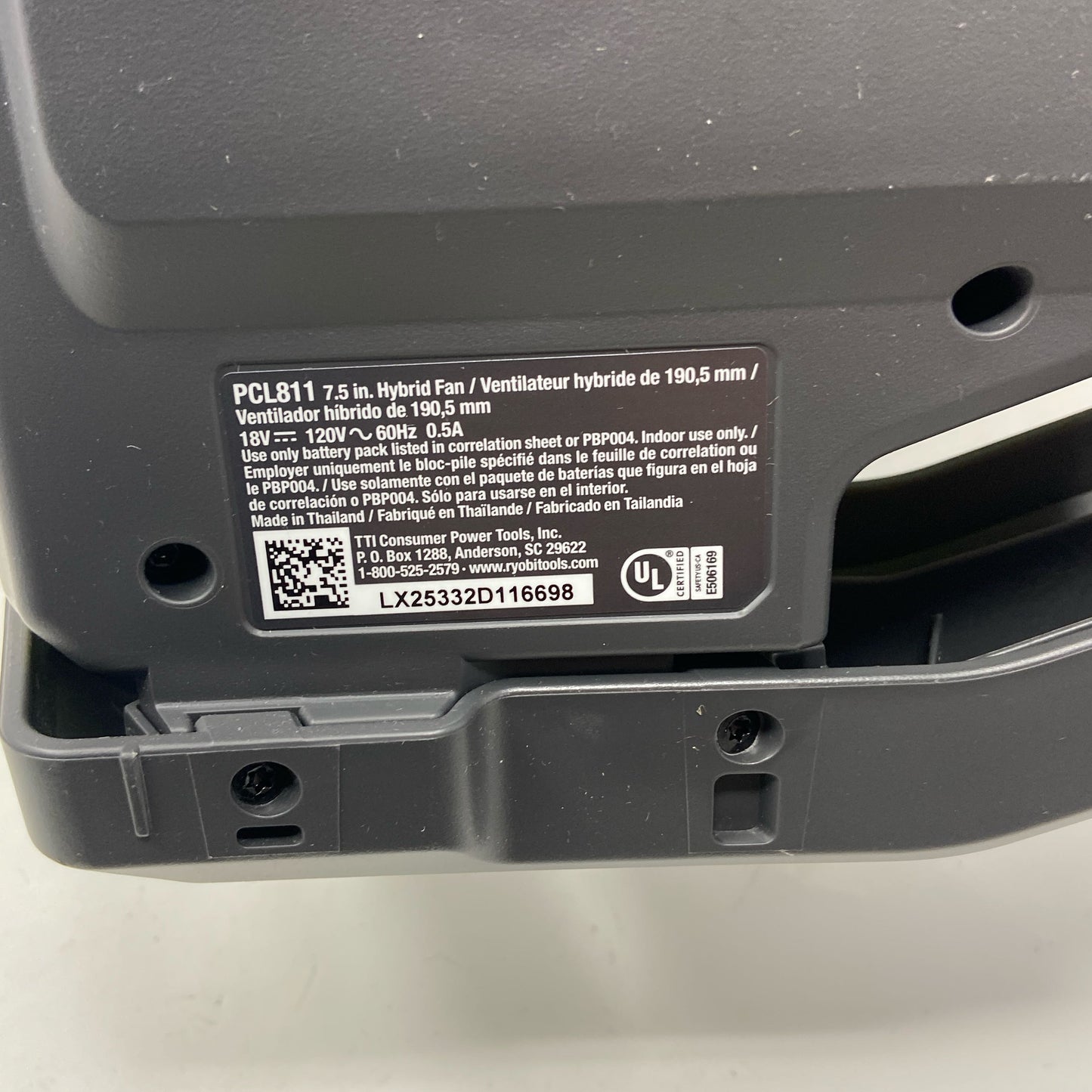 Serial #/Tag-LPNNA6Y6835V7