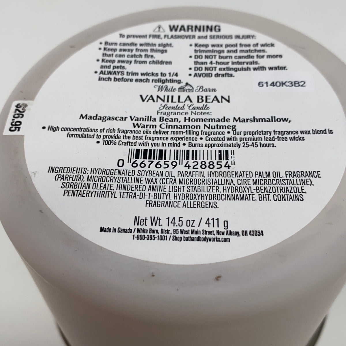 Serial #/Tag-UNT674708VZ91