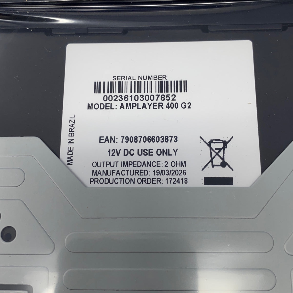Serial #/Tag-UNT314742IMZ